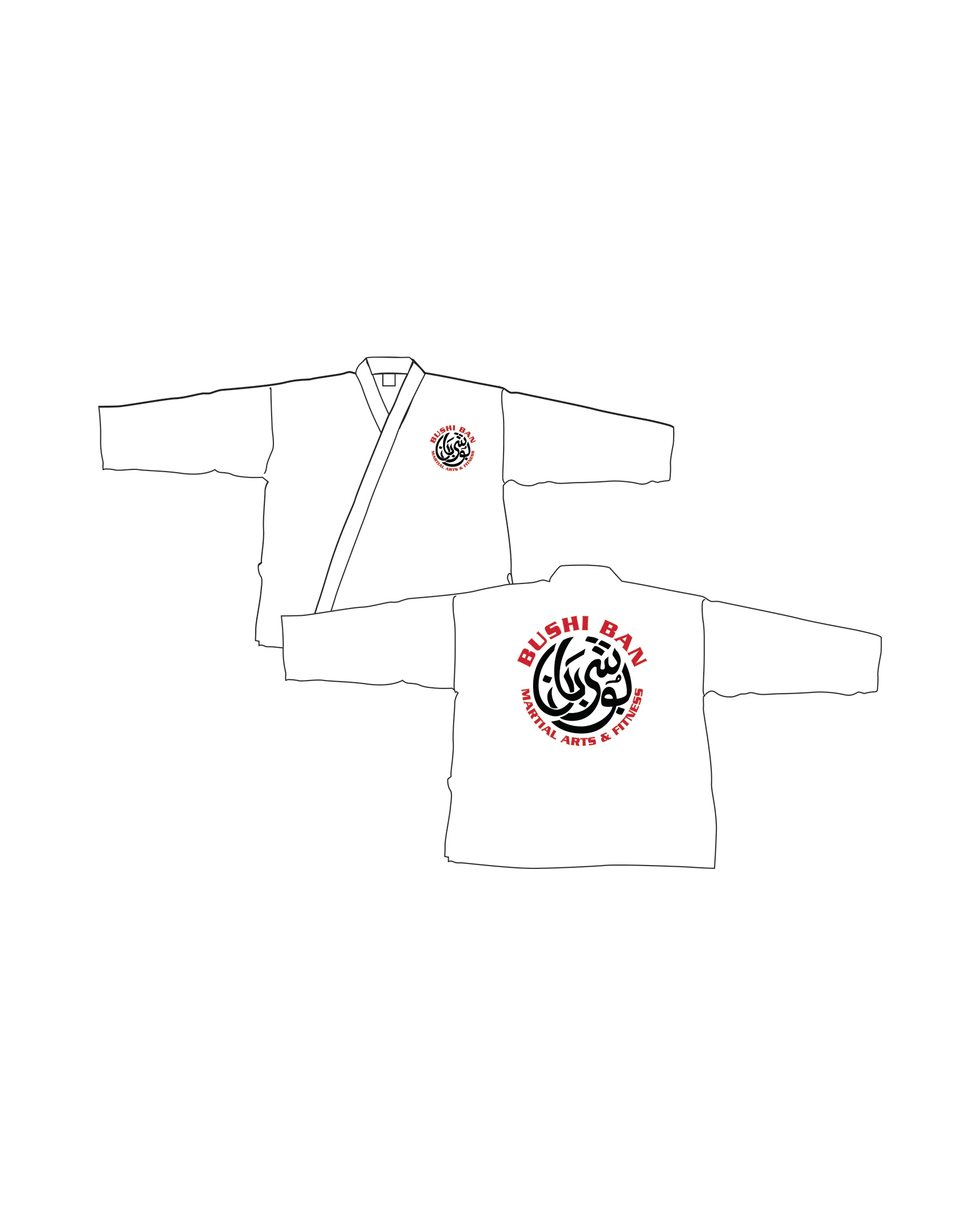 6oz Lightweight Student Jacket Custom, White
