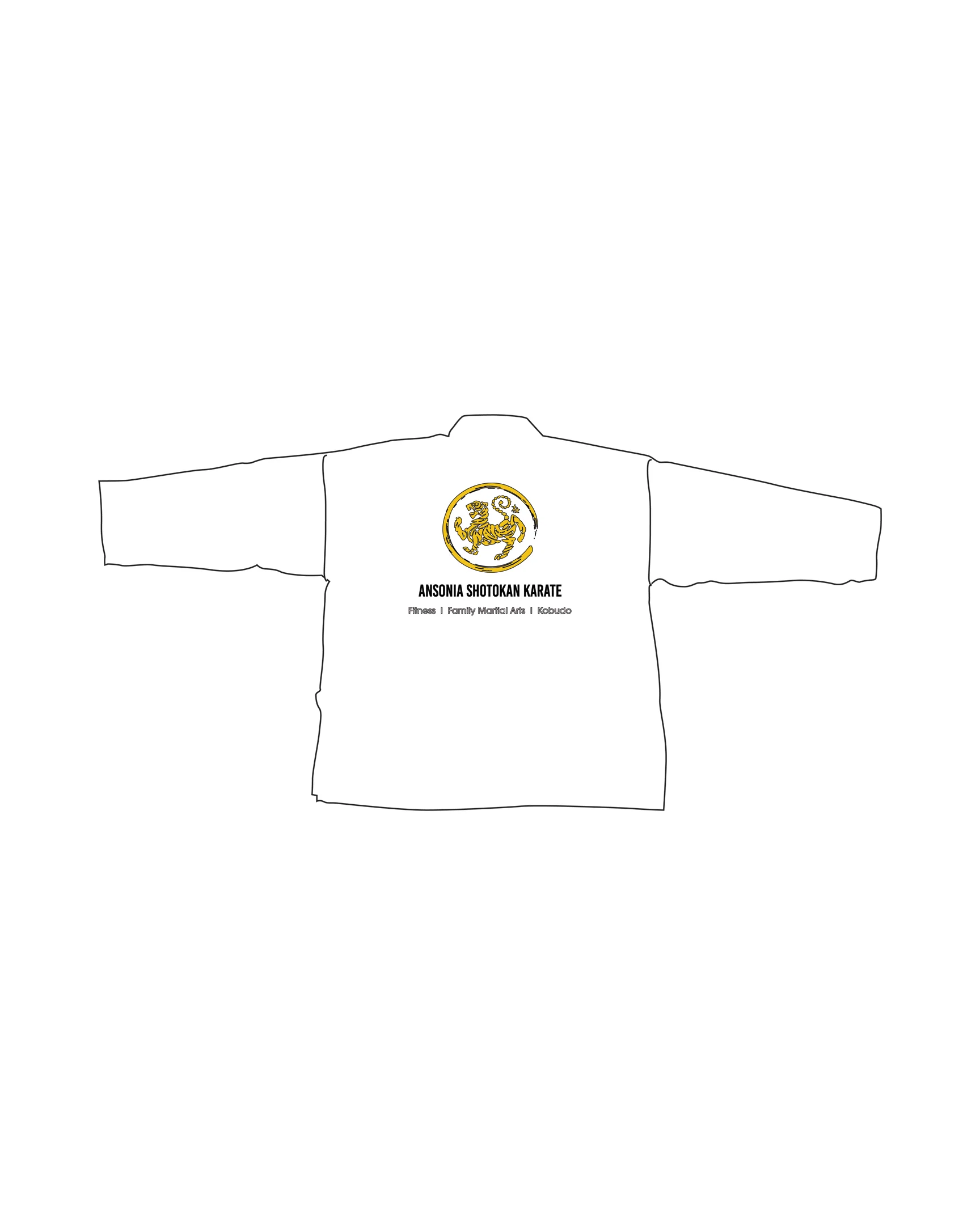 8oz Brushed Uniform, White
