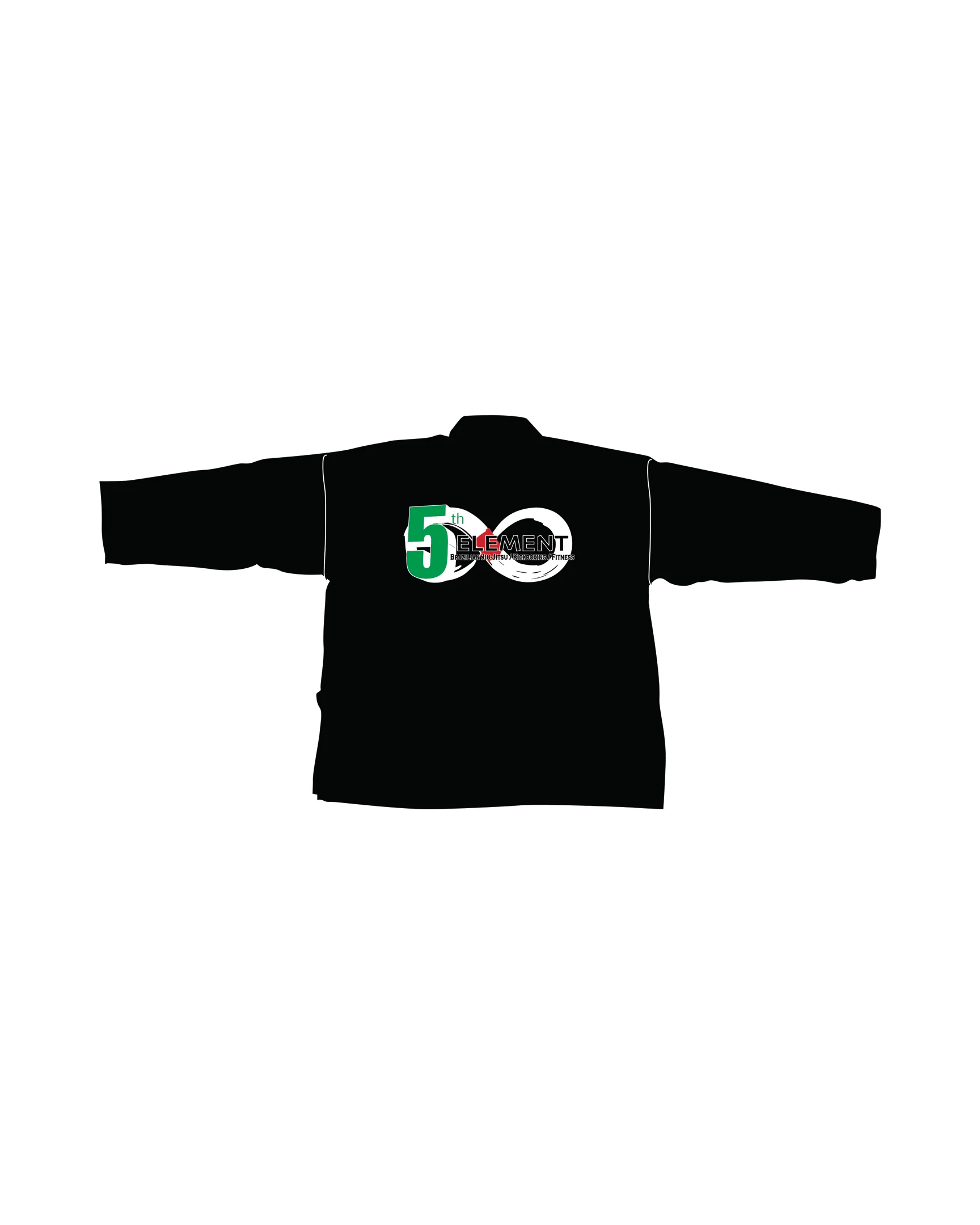 6oz Lightweight Student Jacket Custom, Black