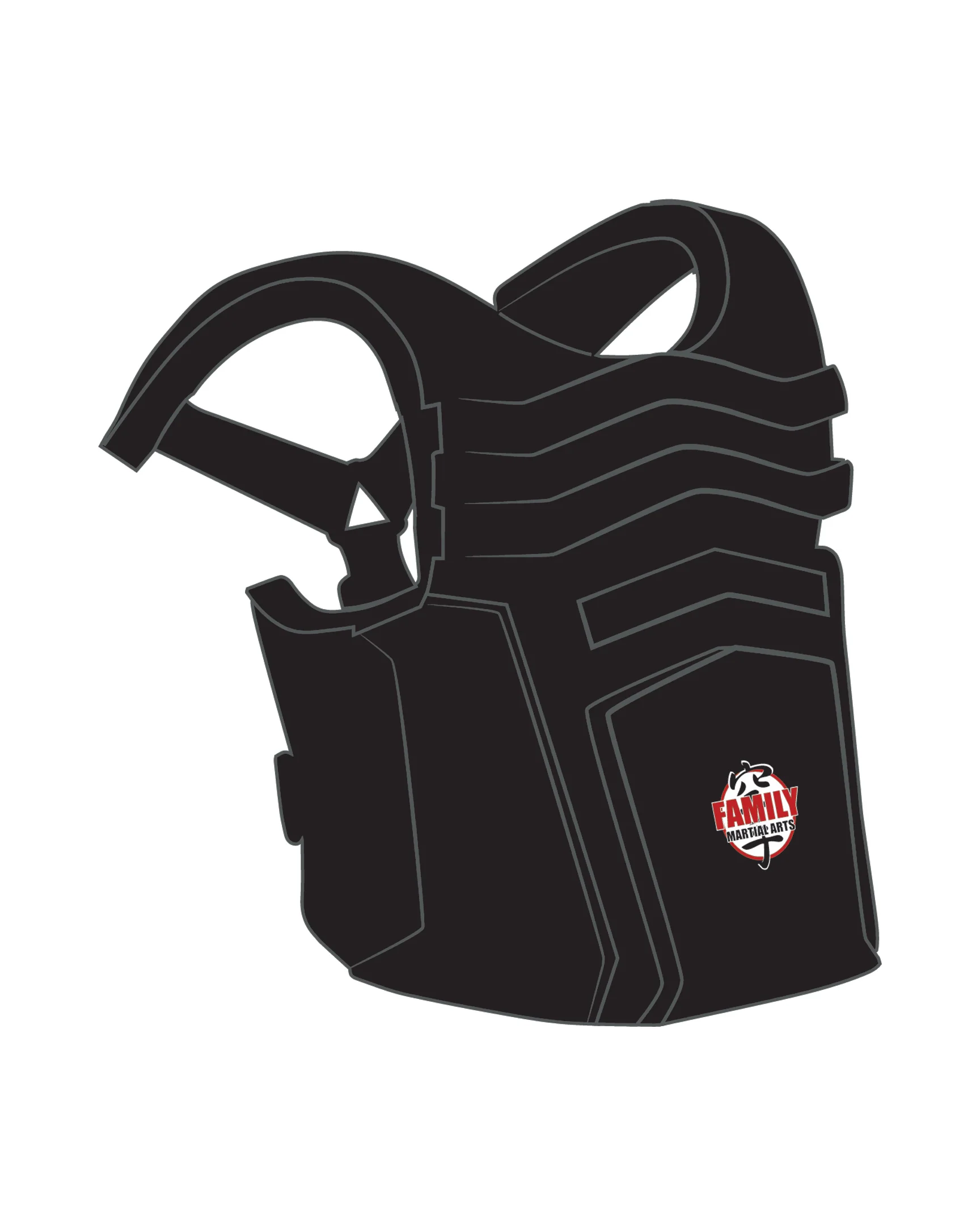 P2 Chest Guard - Custom, Black