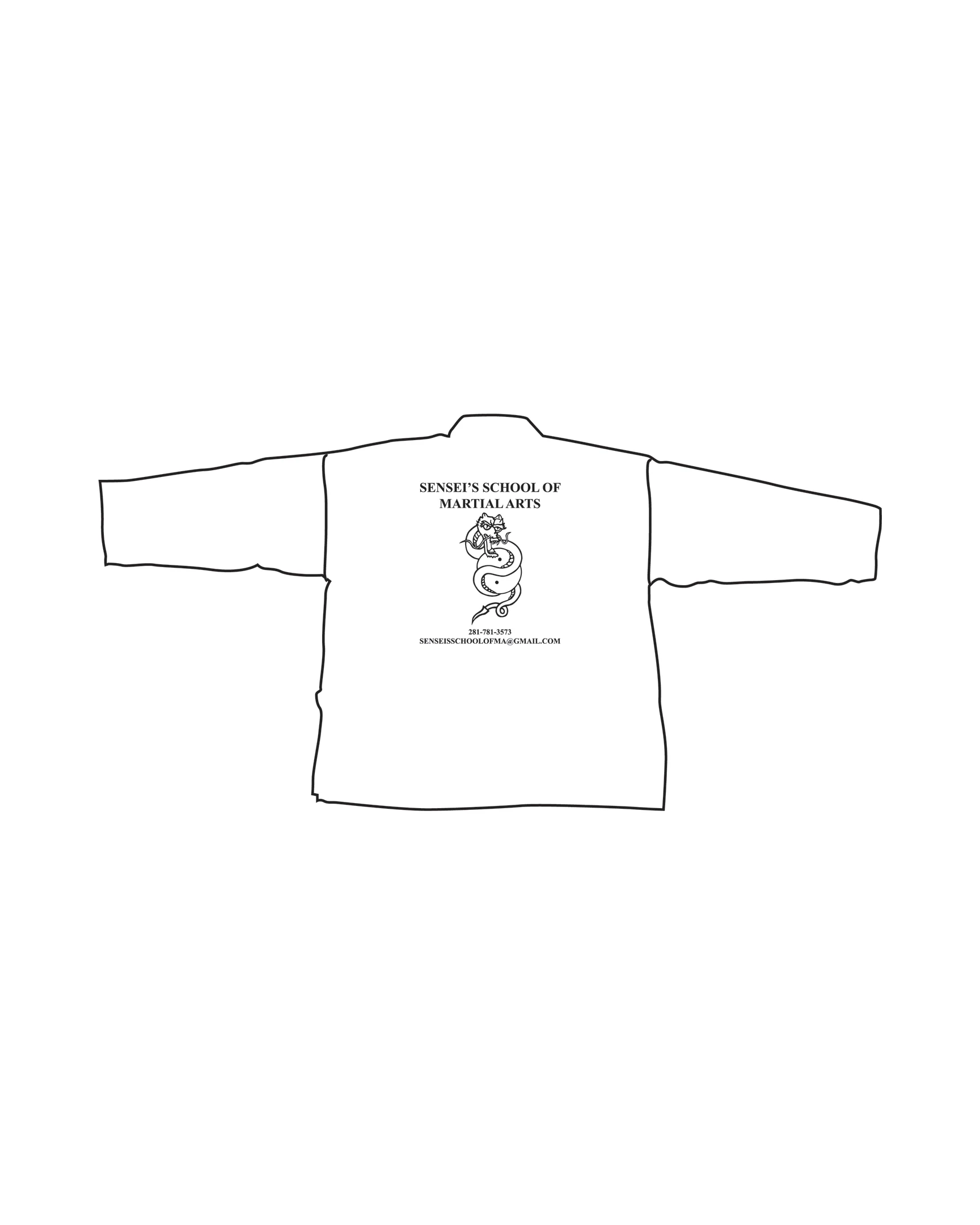 Lightweight Student Uniform, White