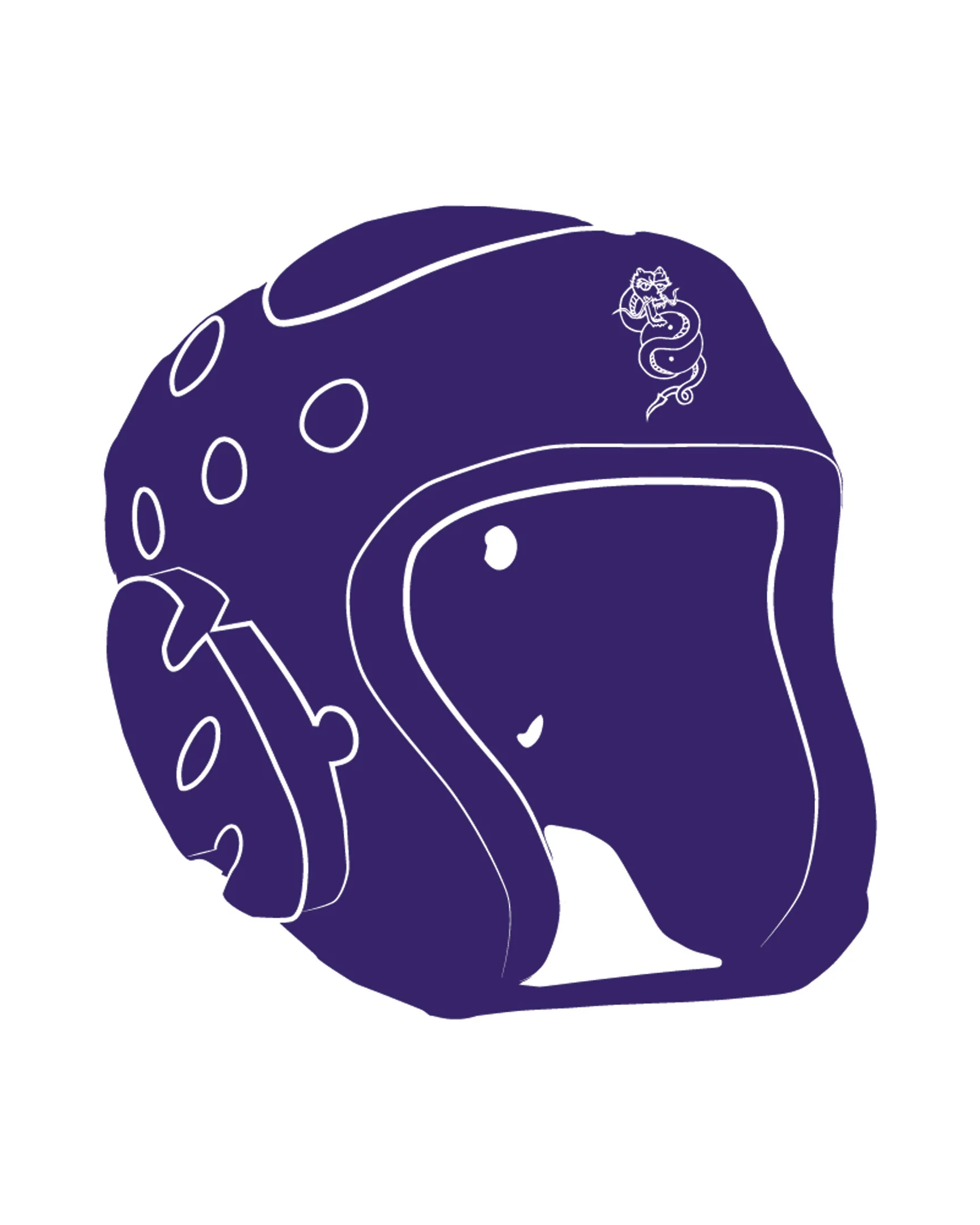 Century Headgear Custom, Purple