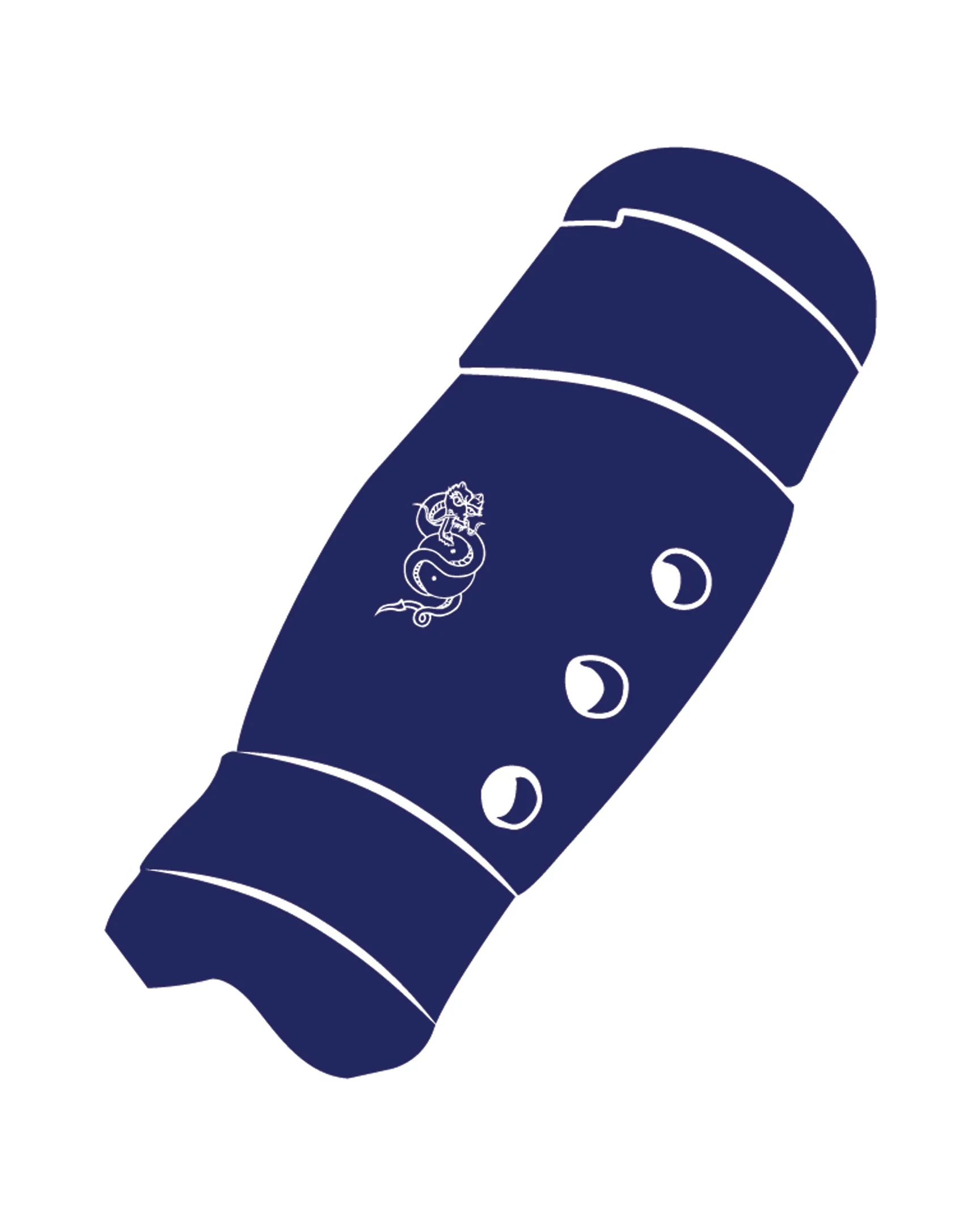 Shin Guard Custom, Blue