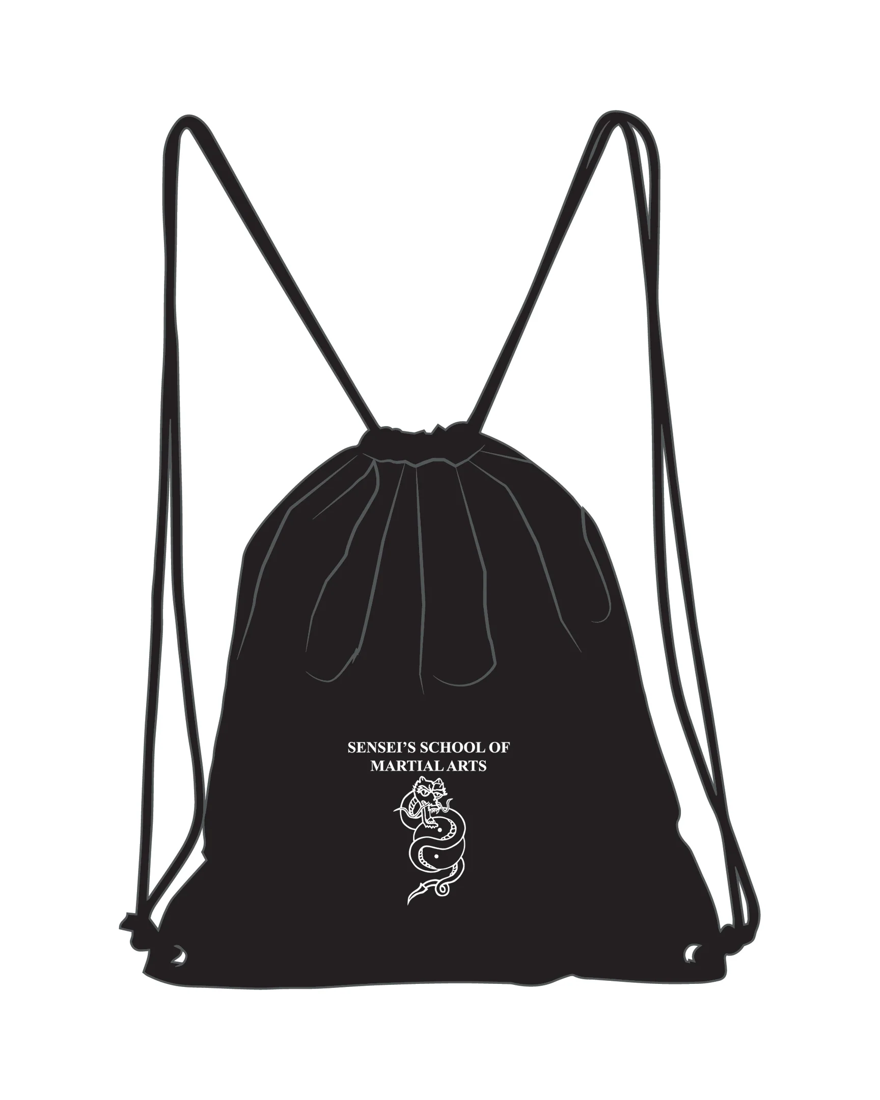 CUSTOM SLING PACK BLK, Black