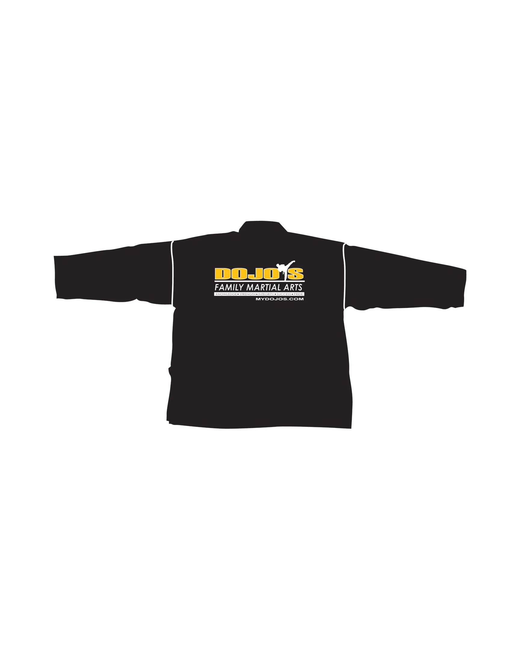 Student Elastic Uniform, Black