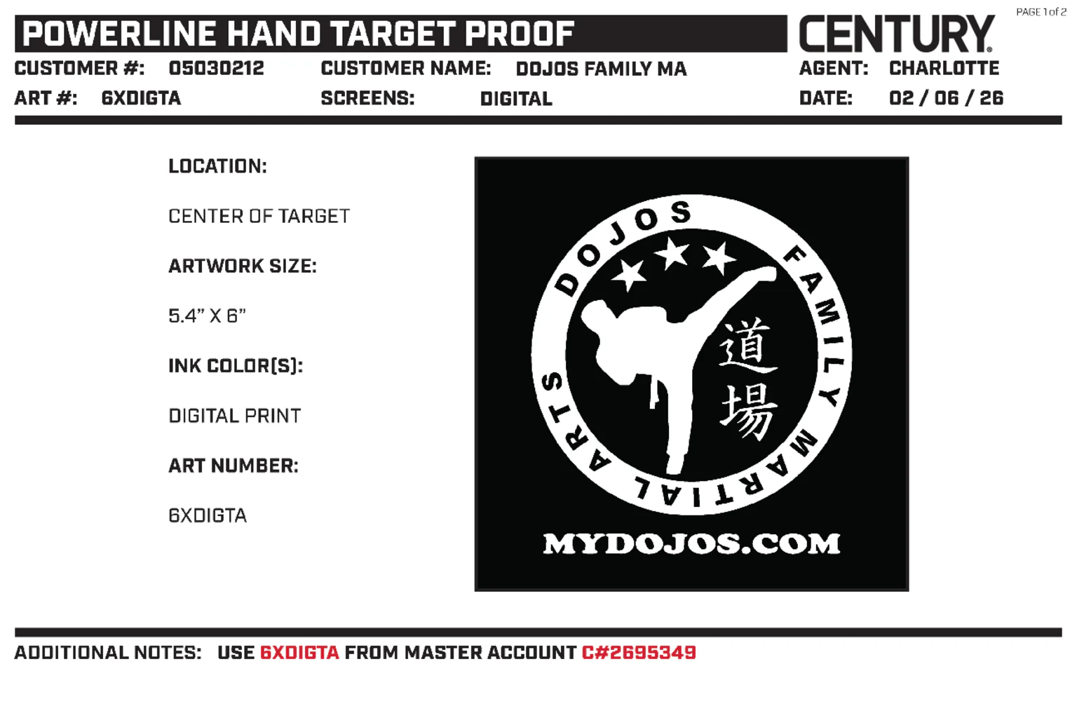 CUSTOM HAND TARGET Black, Blue - Image 2