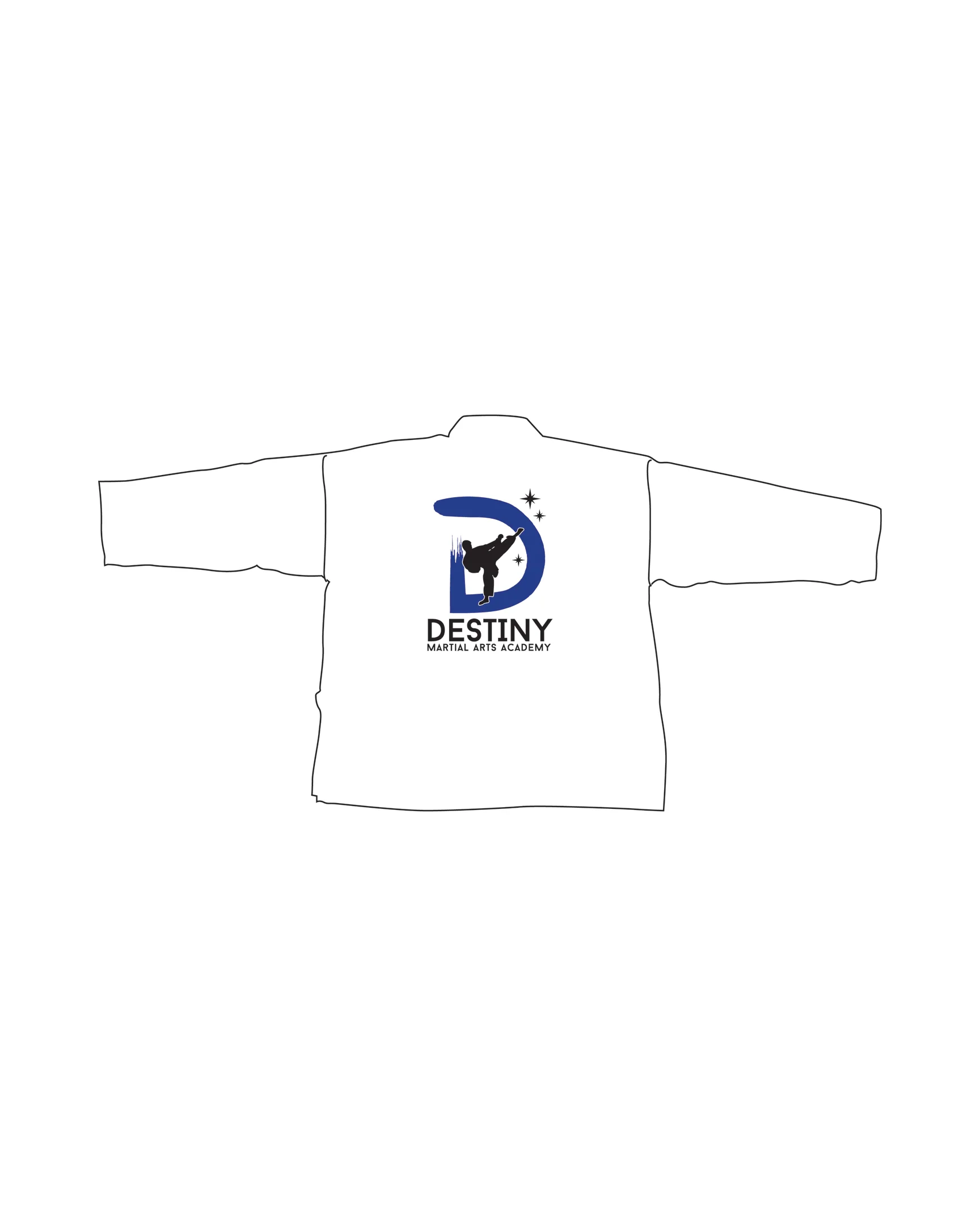 Lightweight Student Uniform, White
