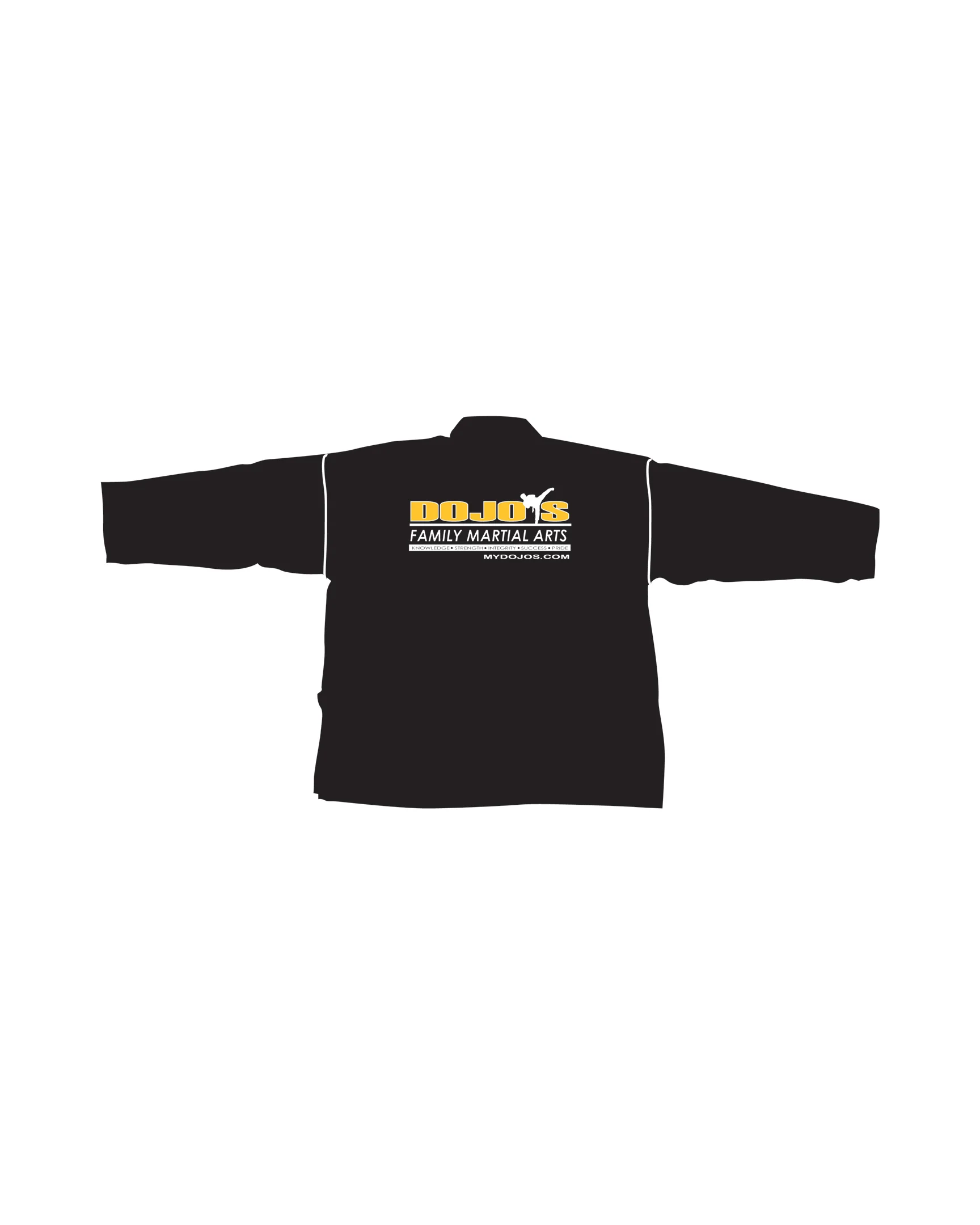 Student Elastic Uniform, Black