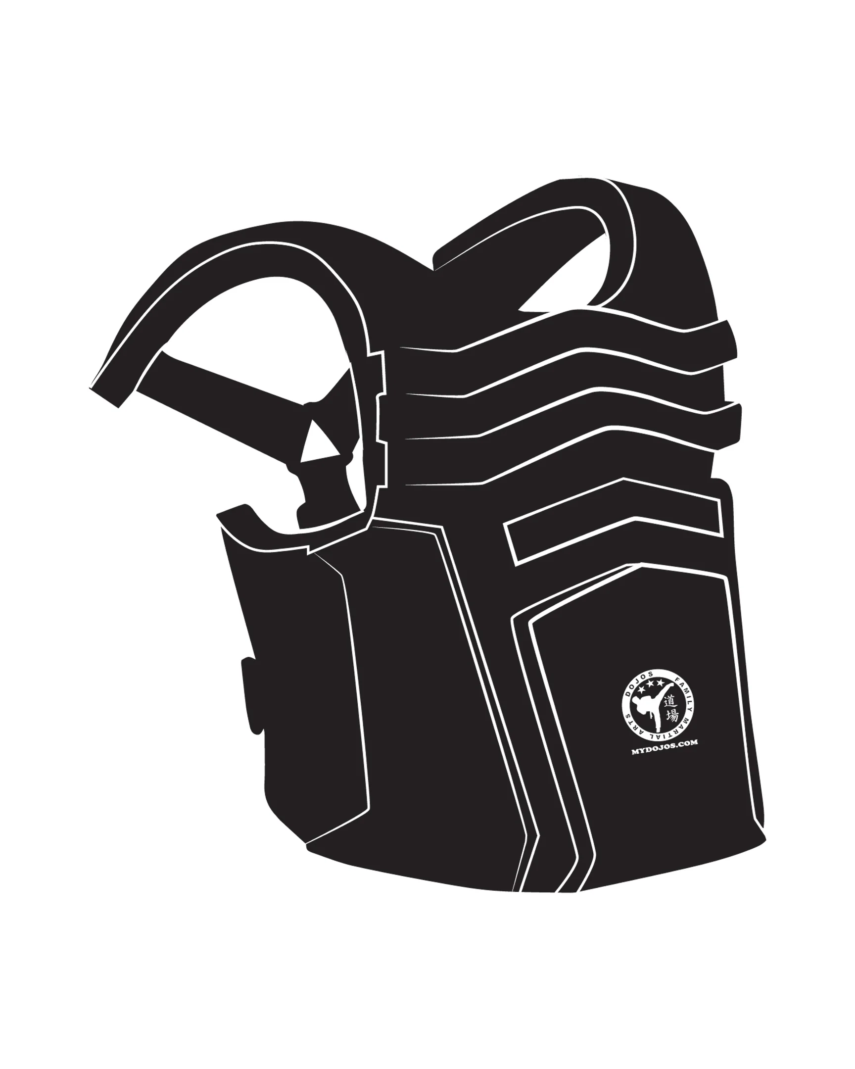 P2 Chest Guard - Custom, Black