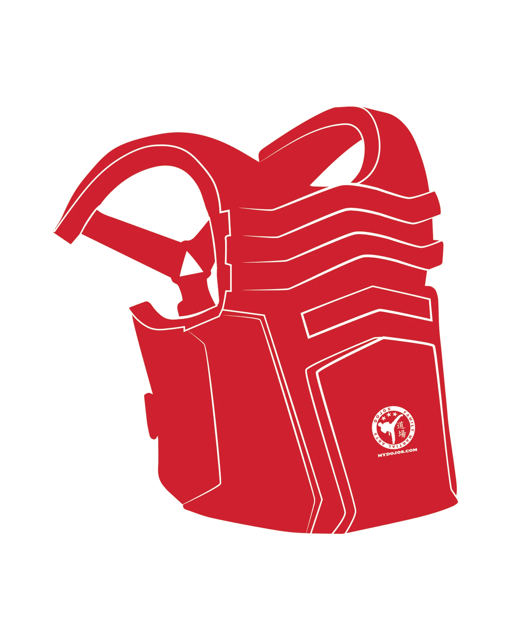 P2 Chest Guard - Custom, Red