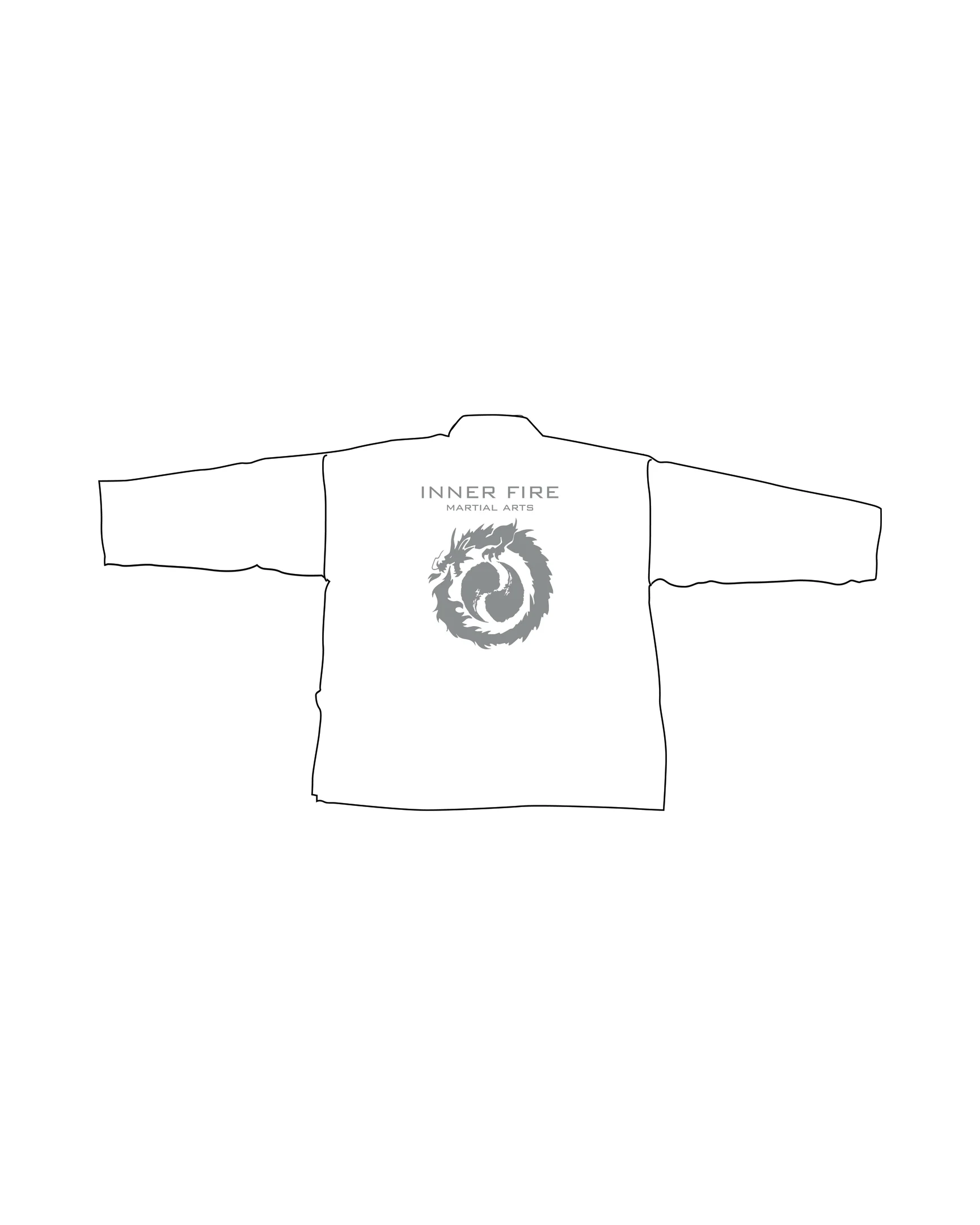6oz Lightweight Student Jacket Custom, White