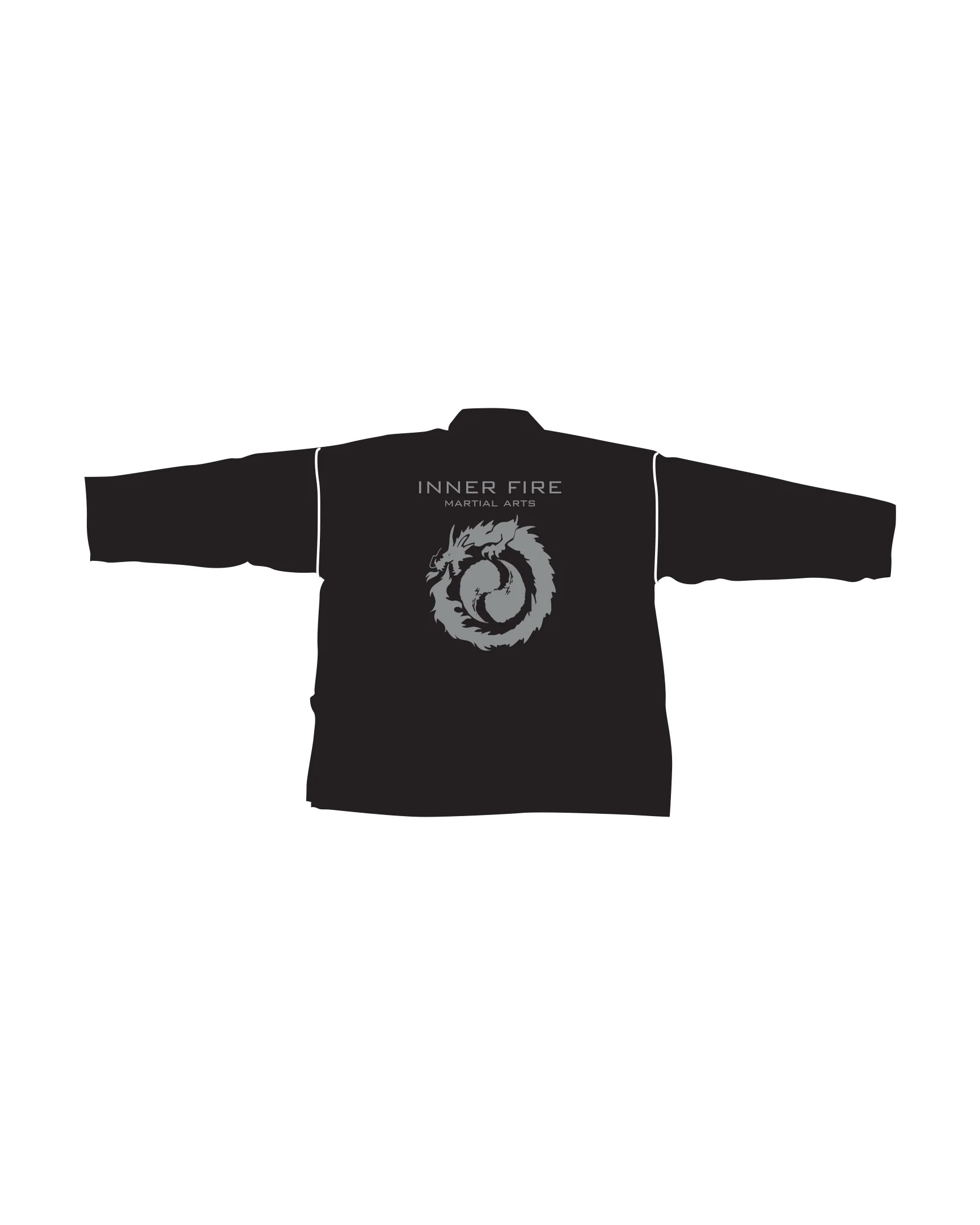 6oz Lightweight Student Jacket Custom, Black