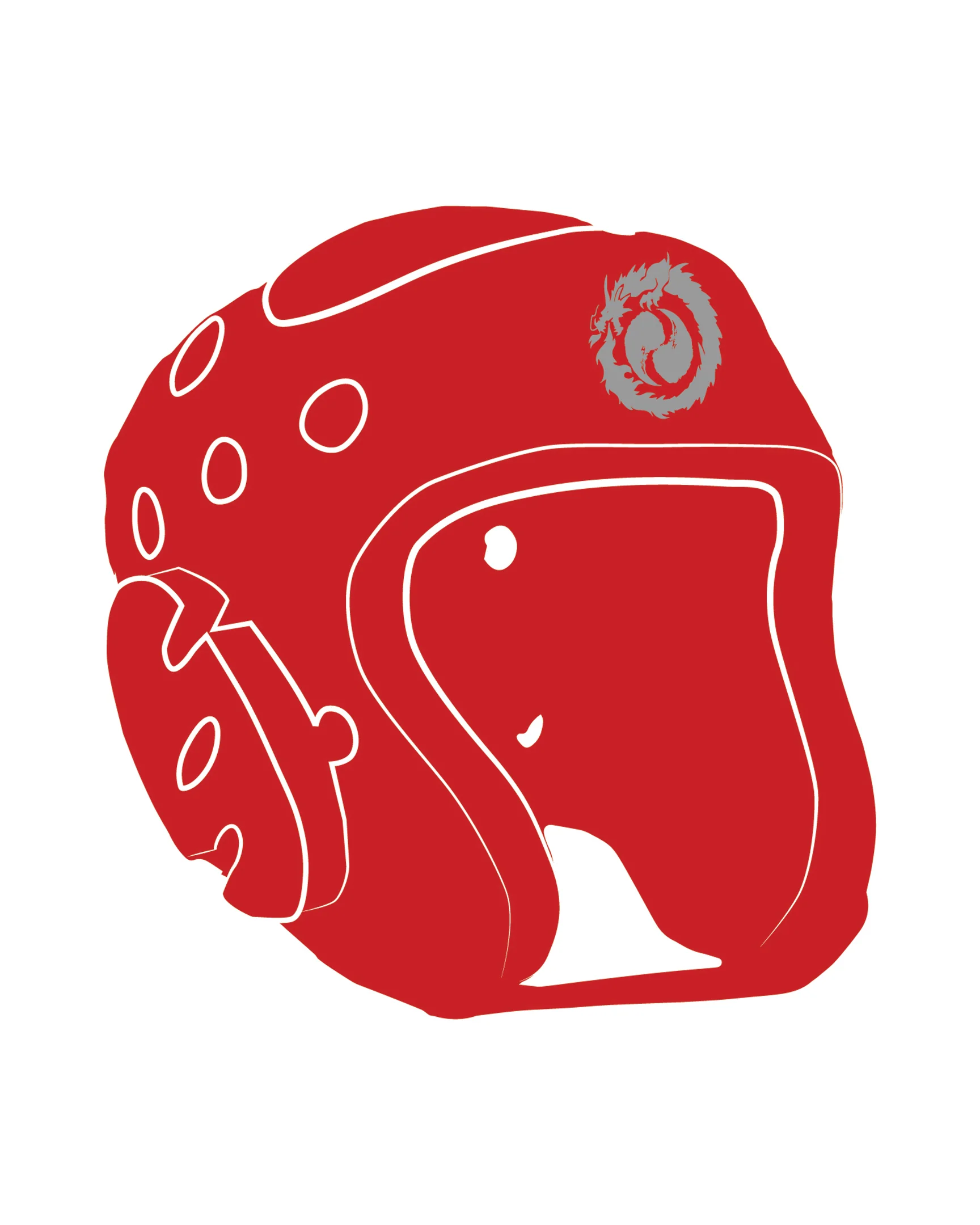 Kize Sparring Headgear, Red