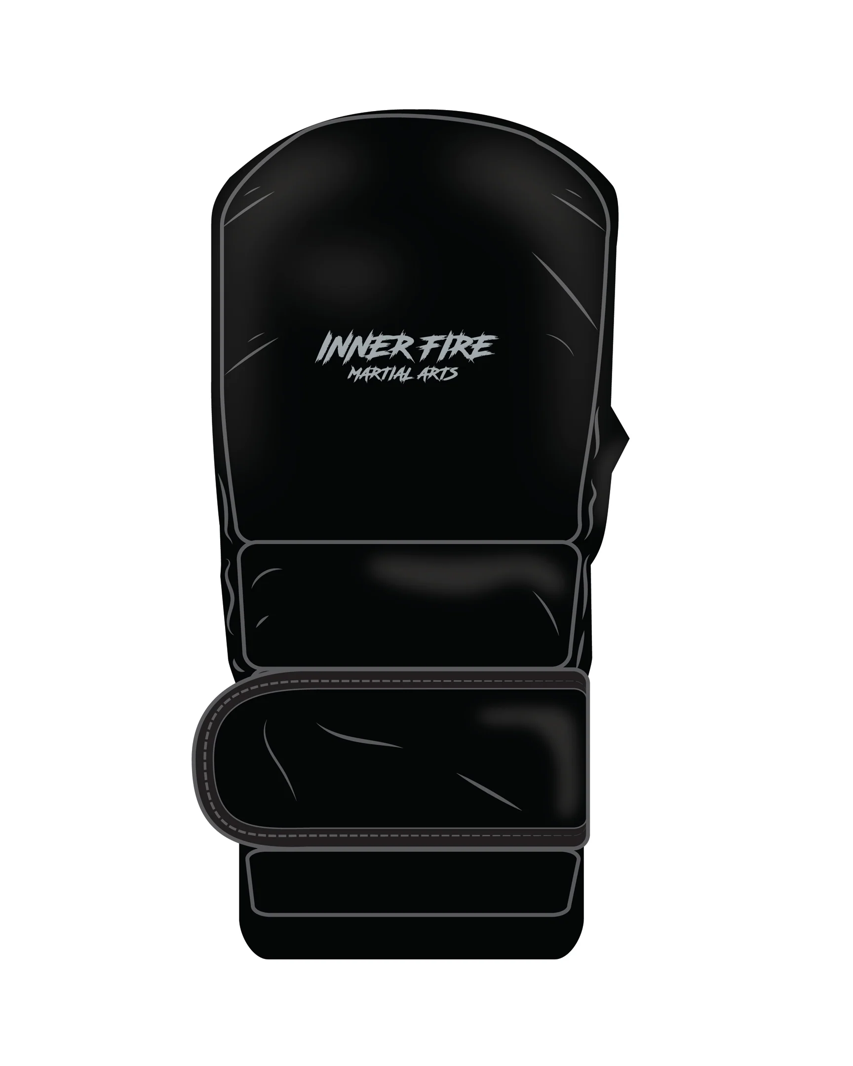 Custom Leather Mma Training Glove, Black