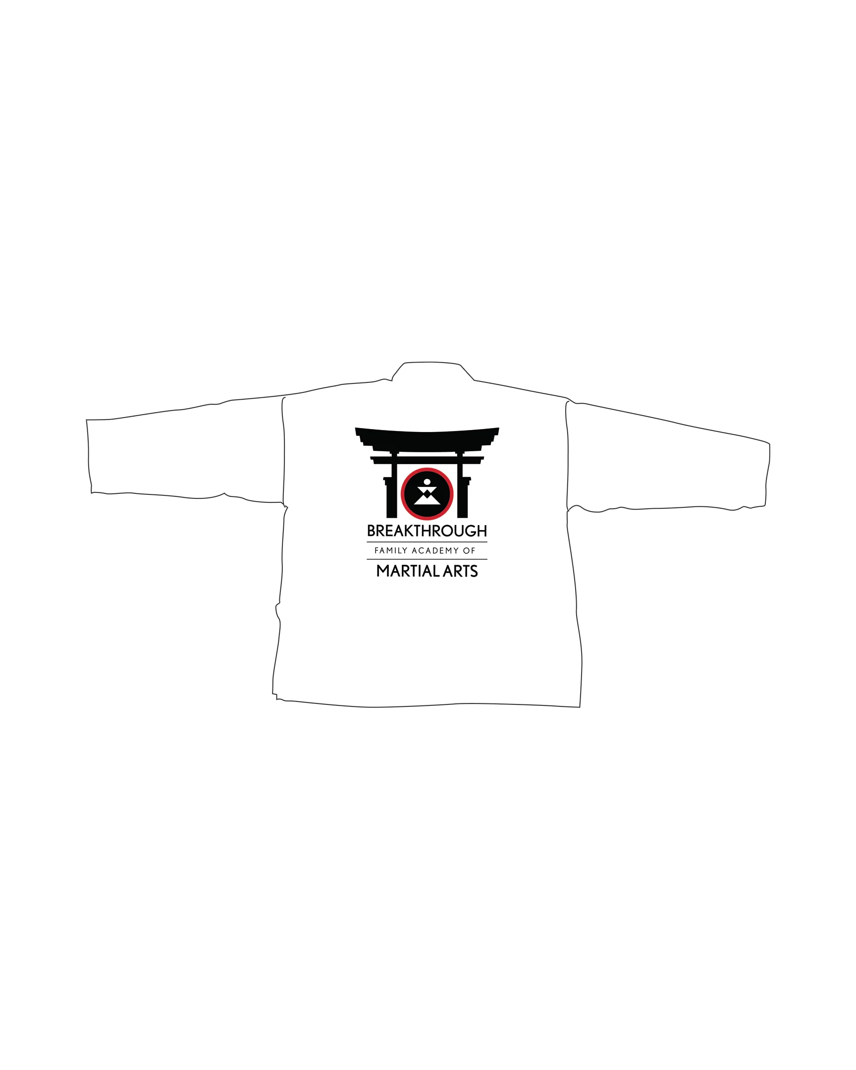 6oz Lightweight Student Jacket Custom, White