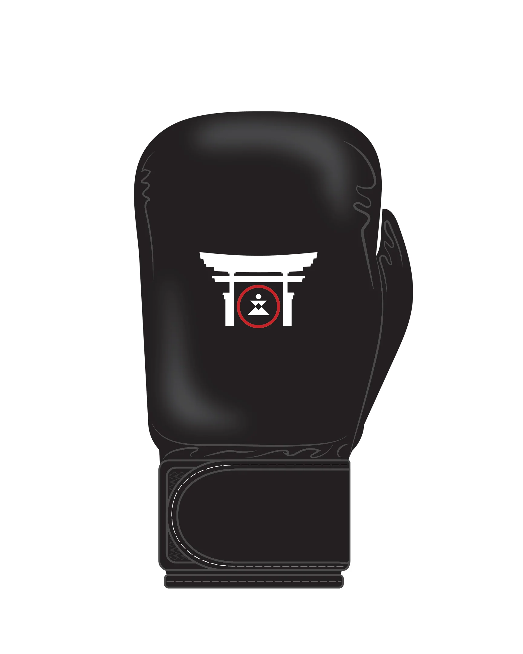 Custom Boxing Glove, Black