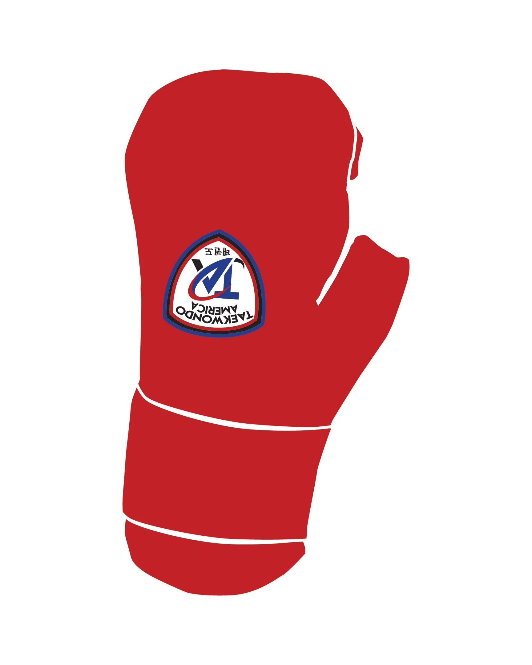 Custom Kize Sparring Gloves, Red - Image 2