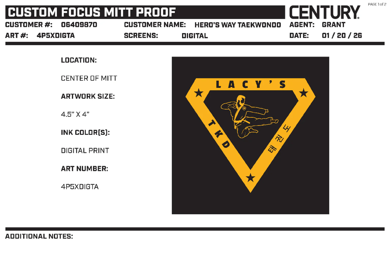CUSTOM FOCUS MITT, Black - Image 2