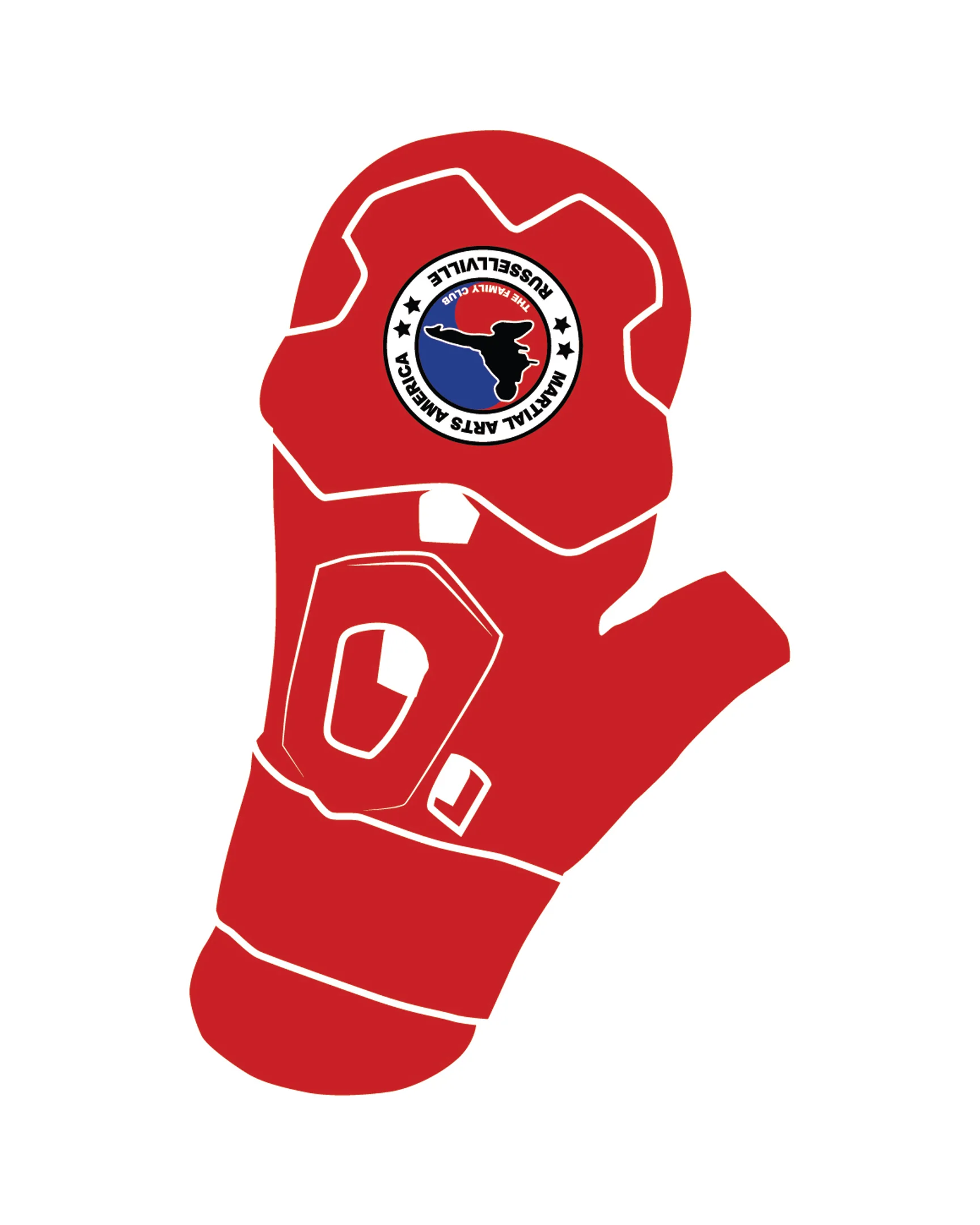 P2 Blank Glove, Red