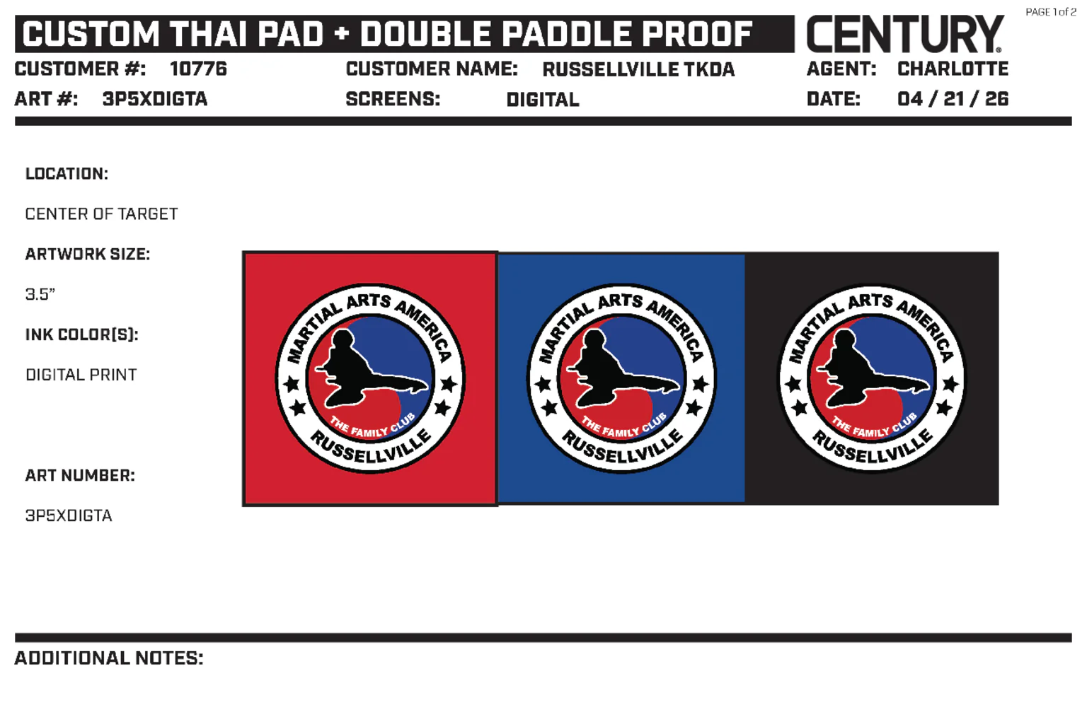 CUSTOM THAI PAD, Red - Image 2