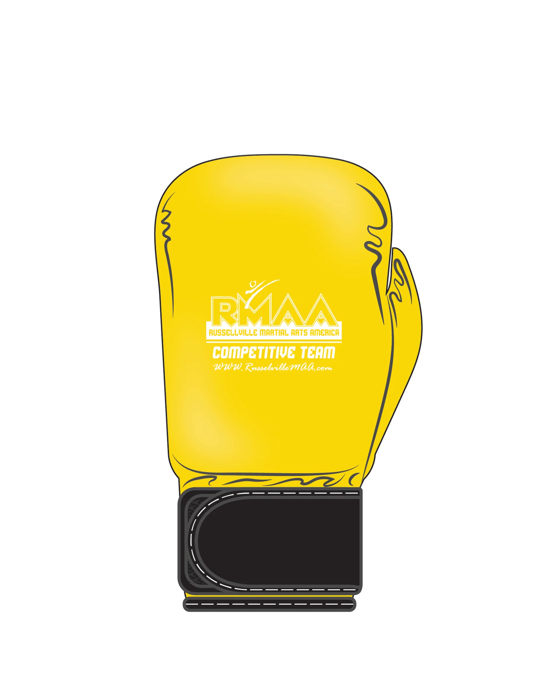 Custom Boxing Glove, Yellow