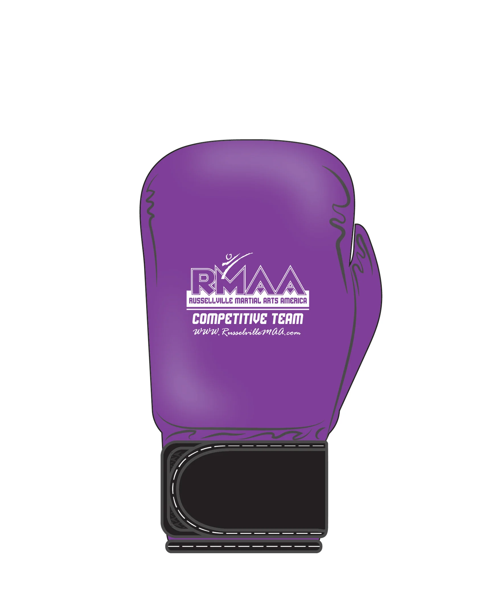Custom Boxing Glove, Purple