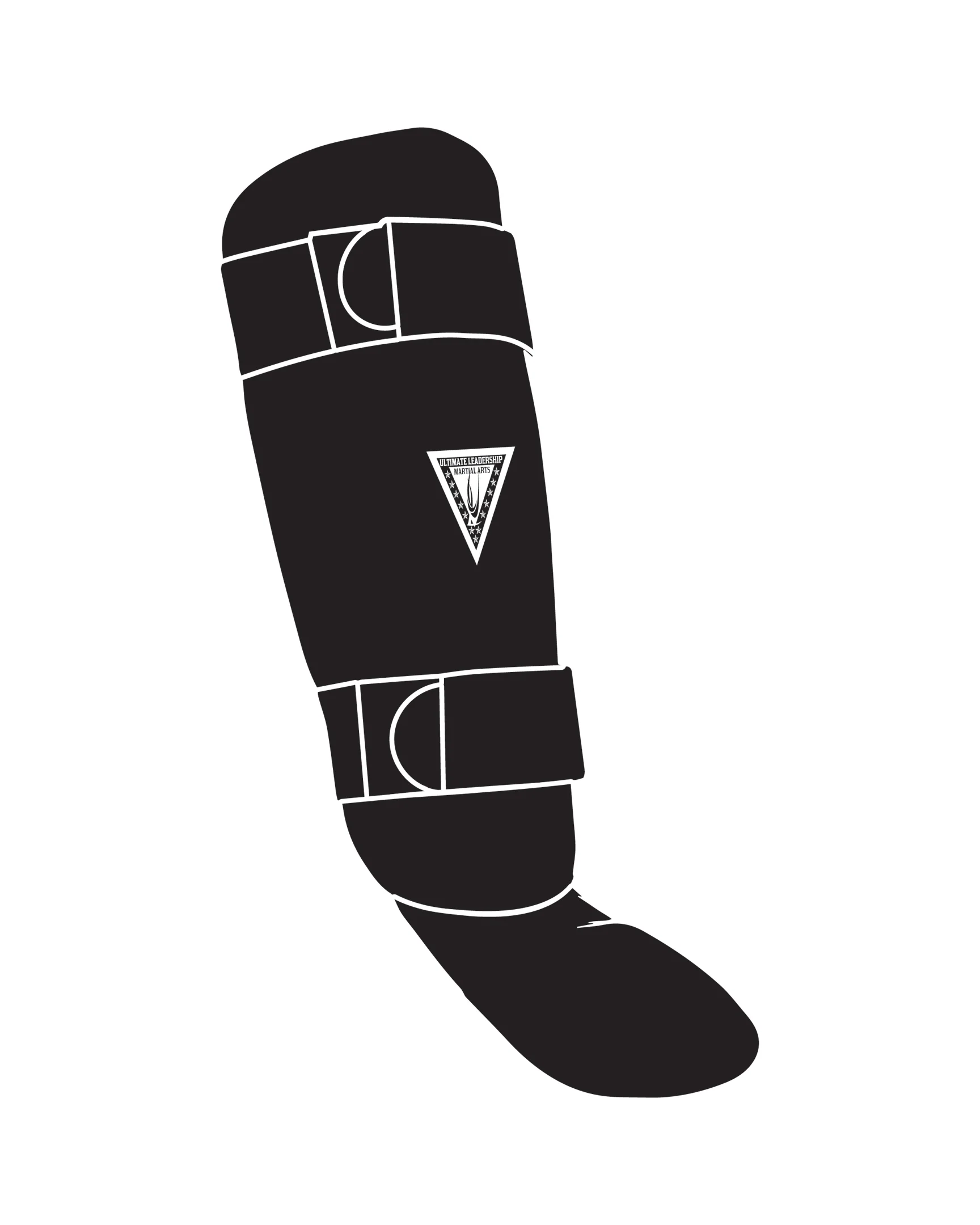 Custom Kize Shin Instep Guard, Black