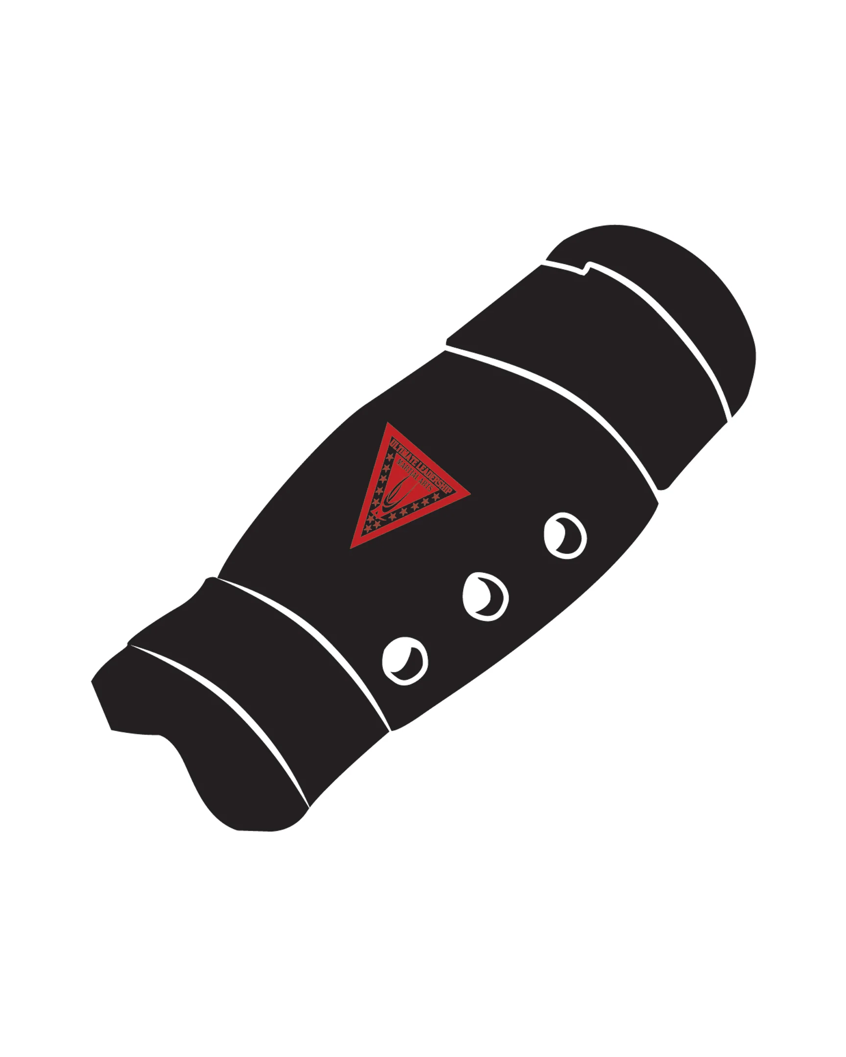 Shin Guard Custom, Black
