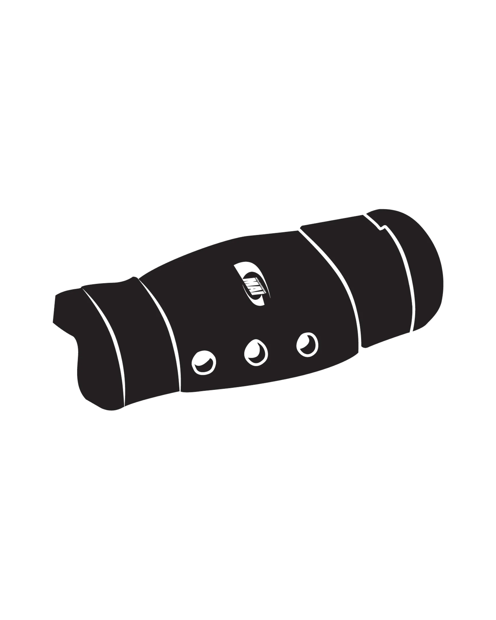 Shin Guard Custom, Black