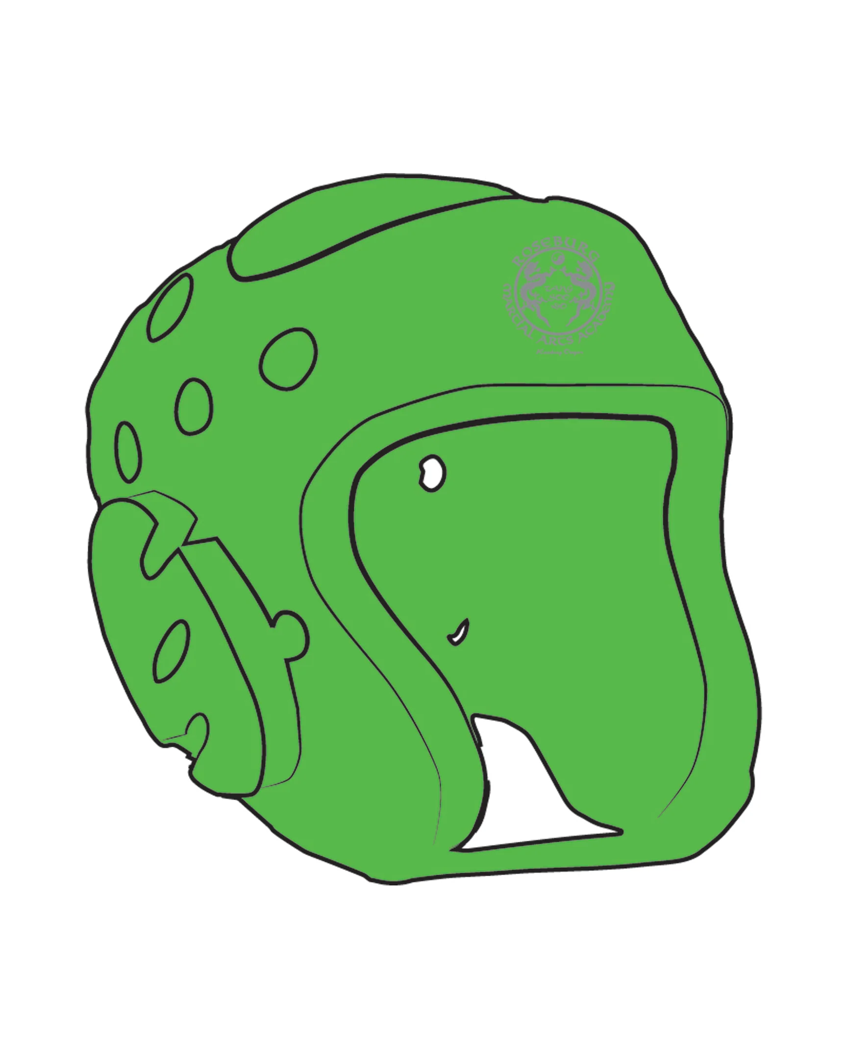 Century Headgear Custom, Neon Green
