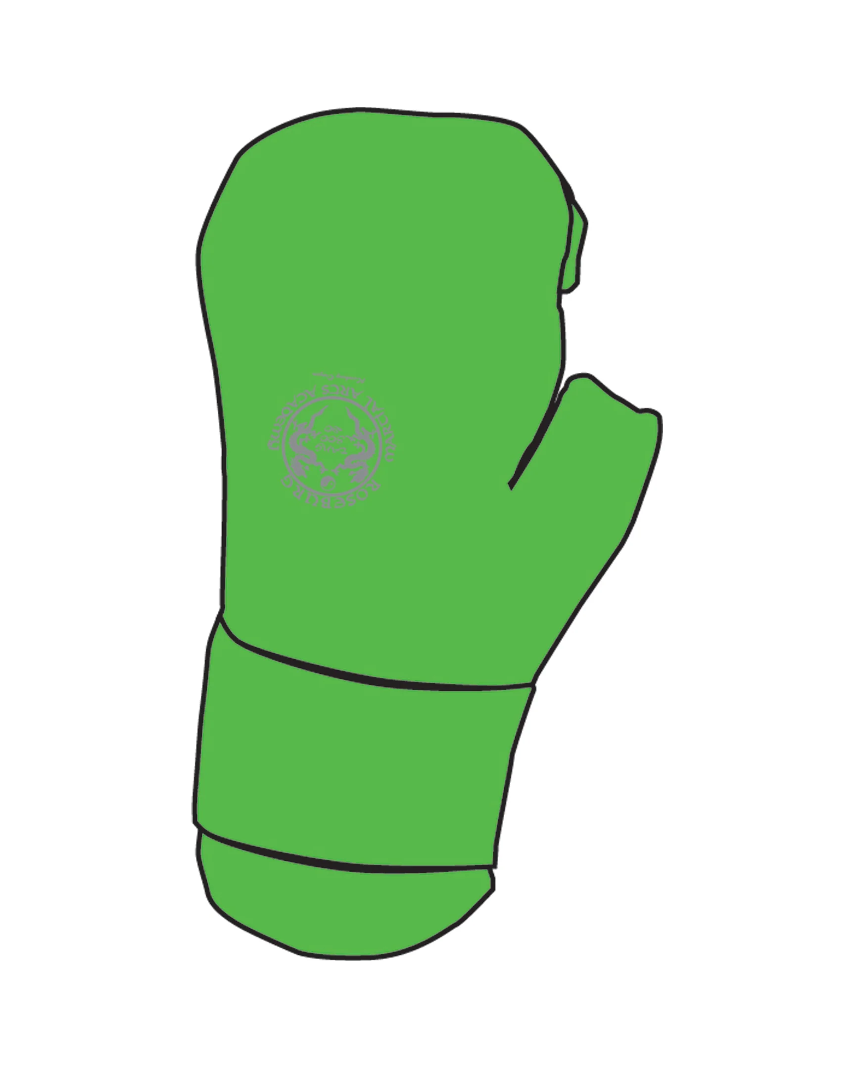 Century Glove Blank, Neon Green