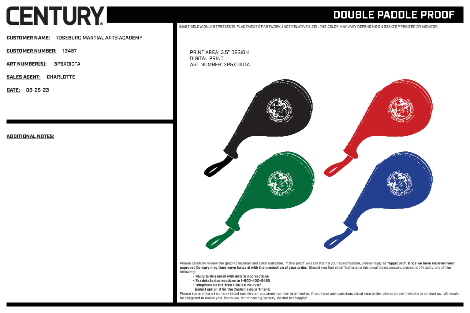 ADULT DOUBLE PADDLE CUSTOM, Black - Image 2