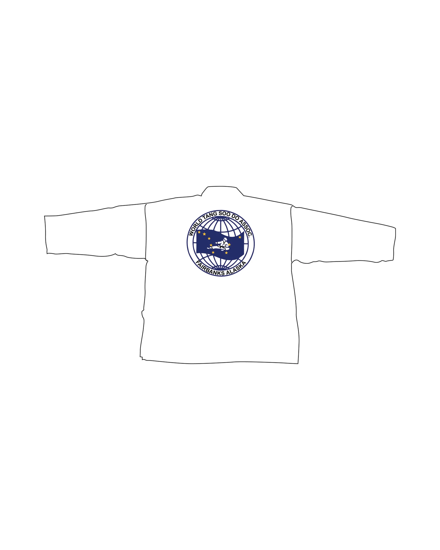 Lightweight Student Uniform, White
