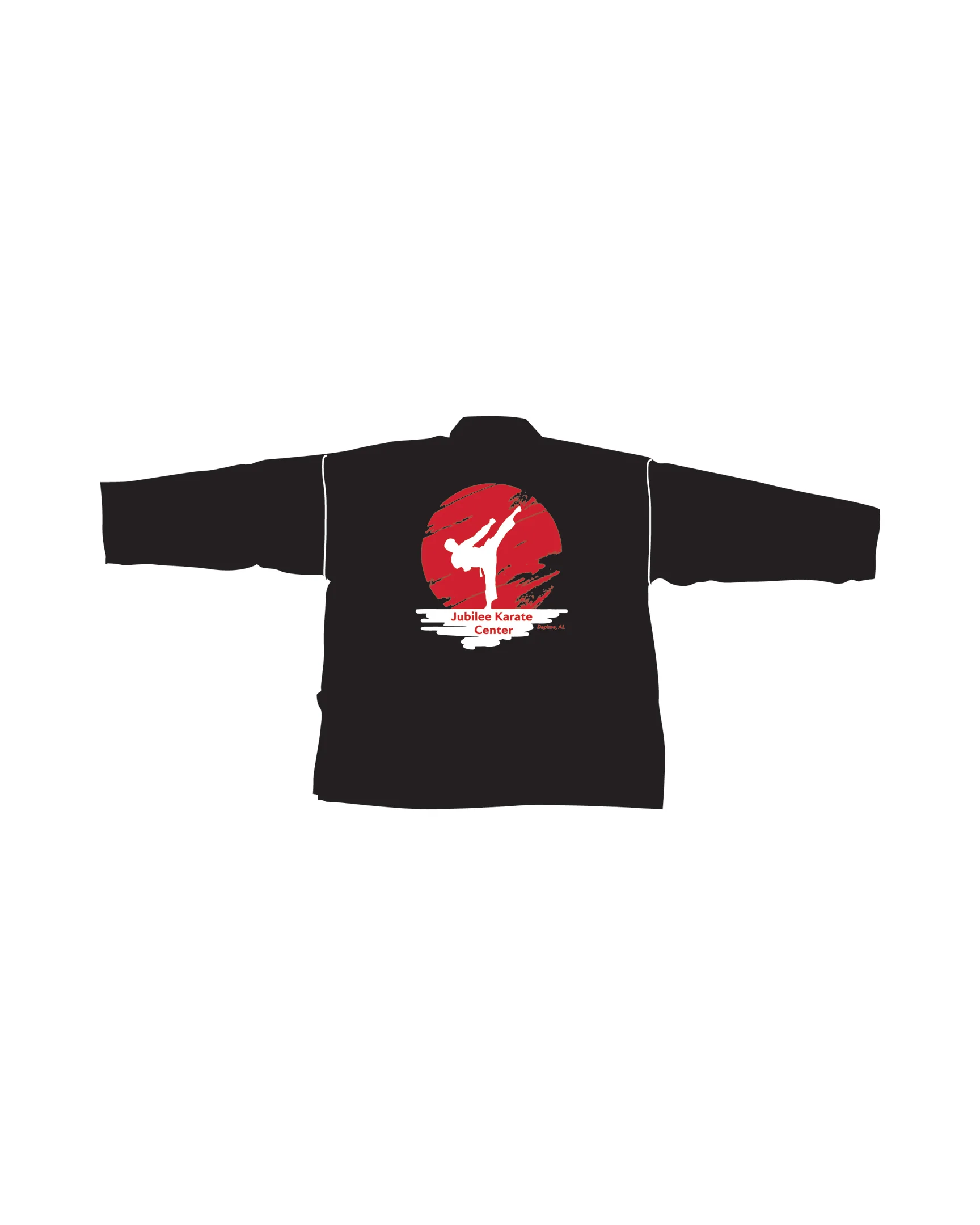 6oz Lightweight Student Jacket Custom, Black