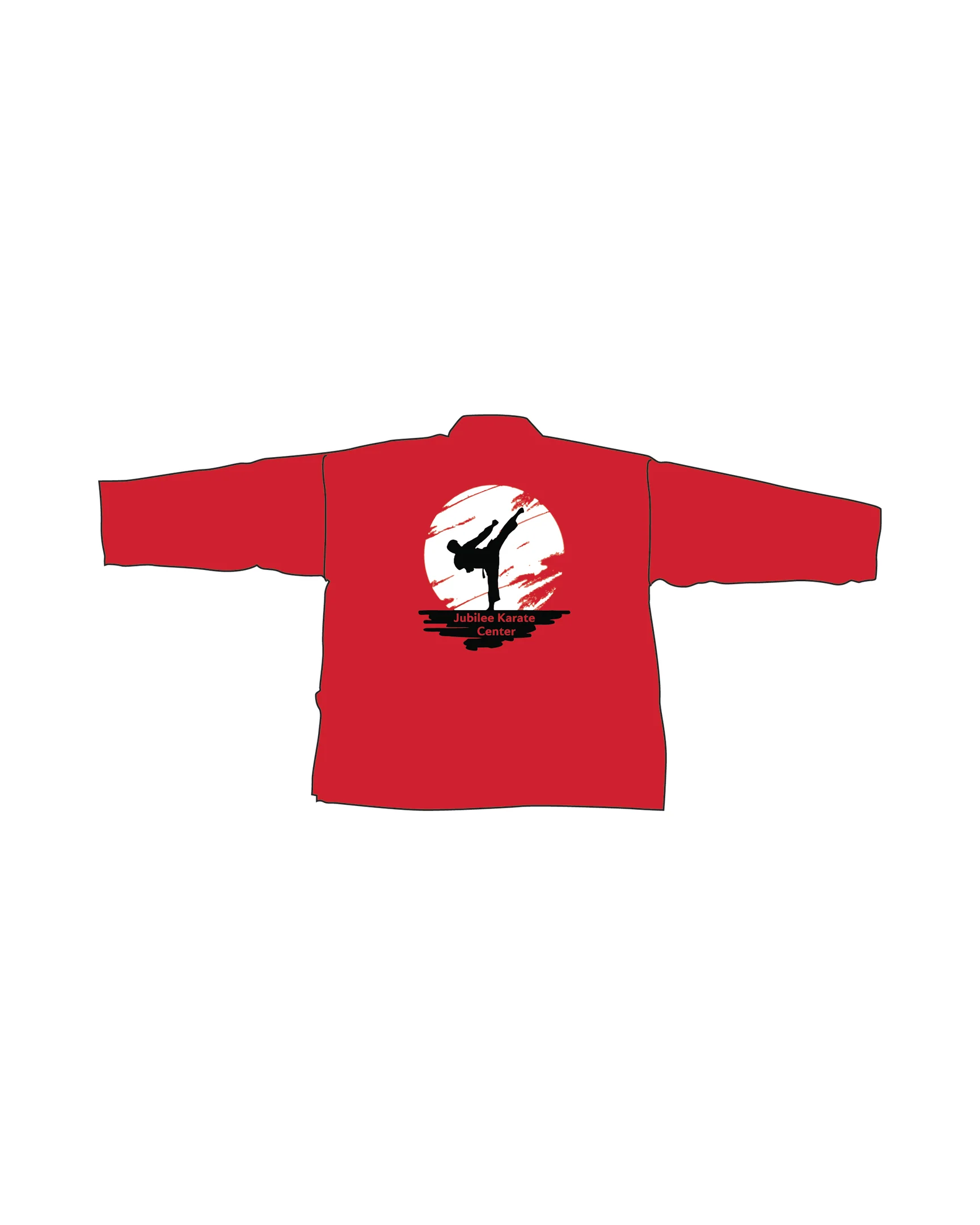 6oz Lightweight Student Jacket Custom, Red