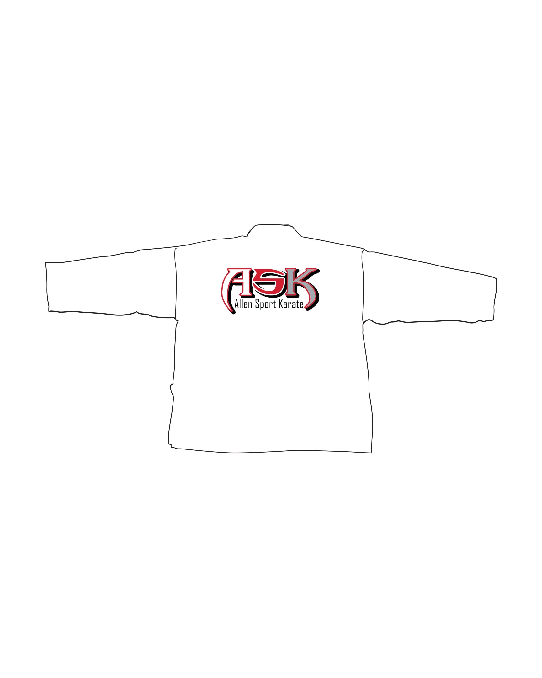 Lightweight Student Uniform, White