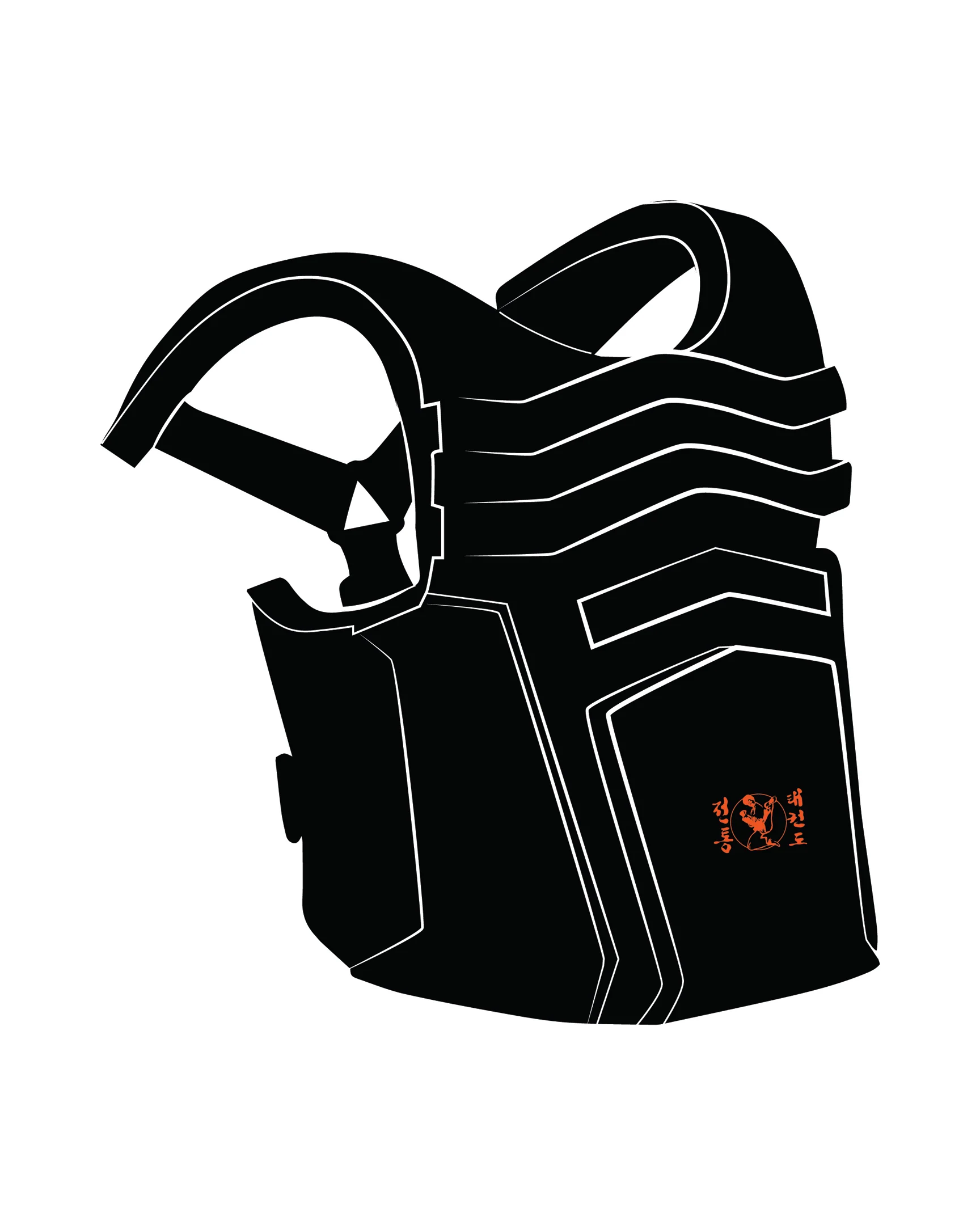 P2 Chest Guard - Custom, Black