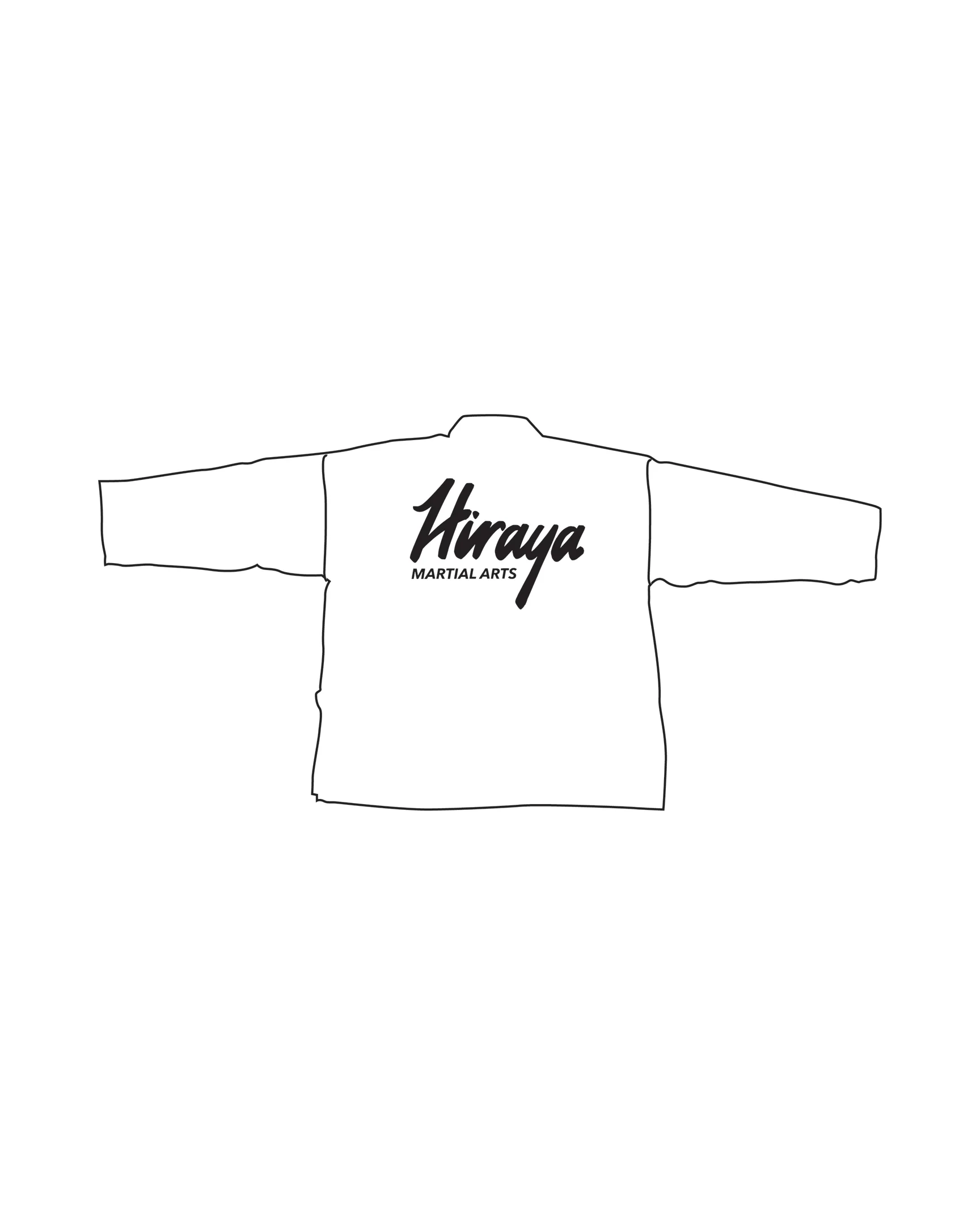 6oz Lightweight Student Jacket Custom, White