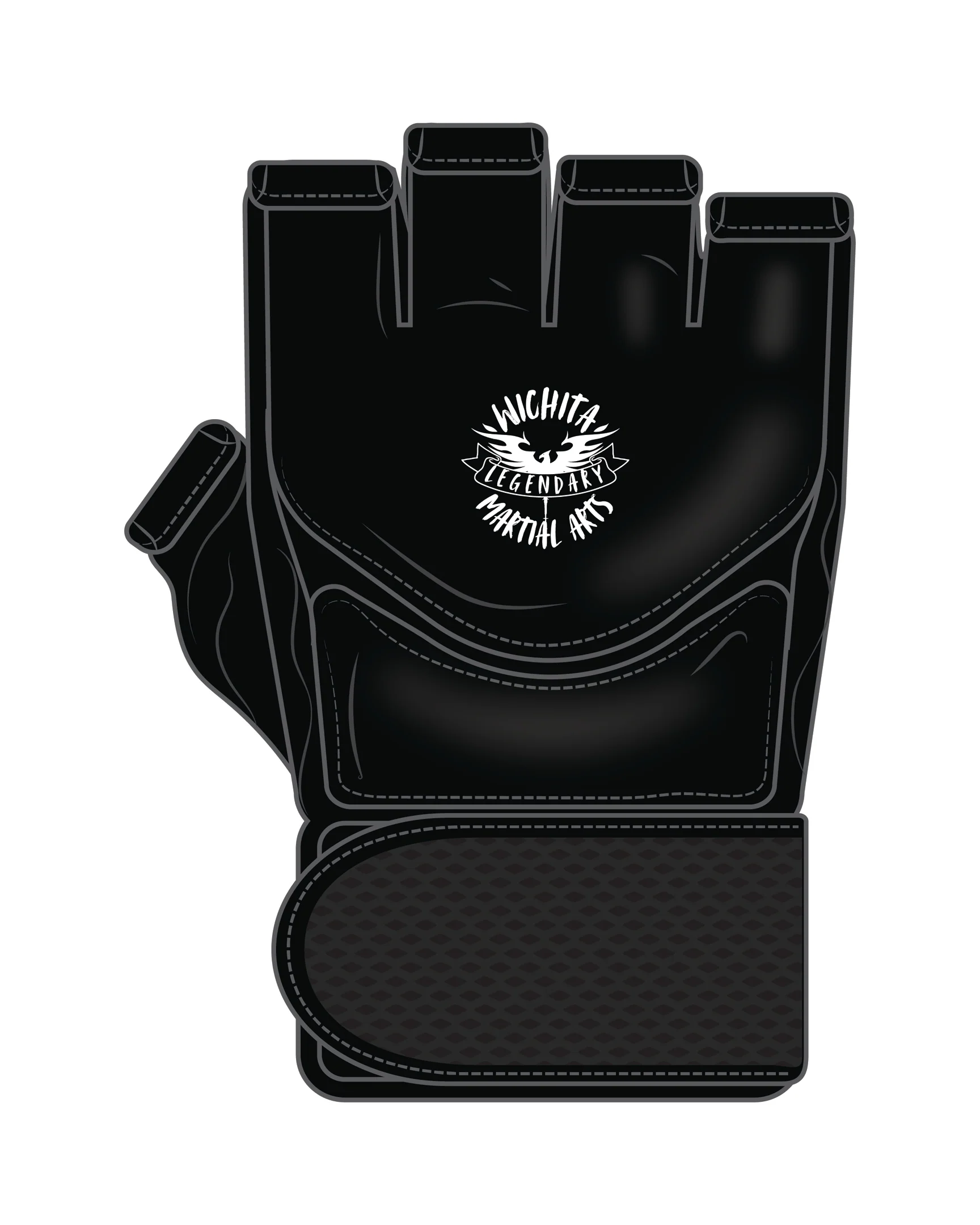 Mma Glove Custom, Black