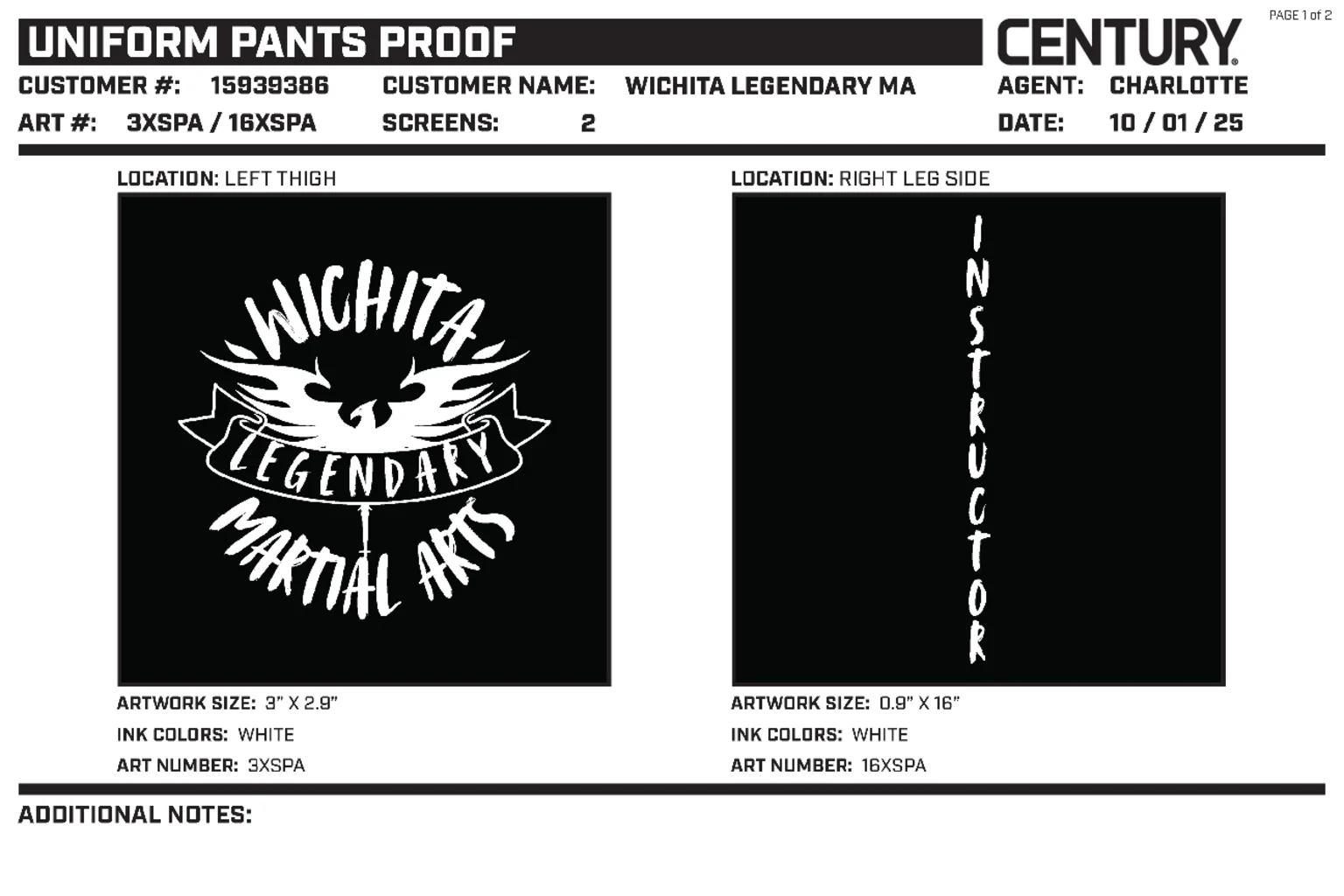 Custom 10oz Cotton Elastic  W/ Pockets, Black - Image 2