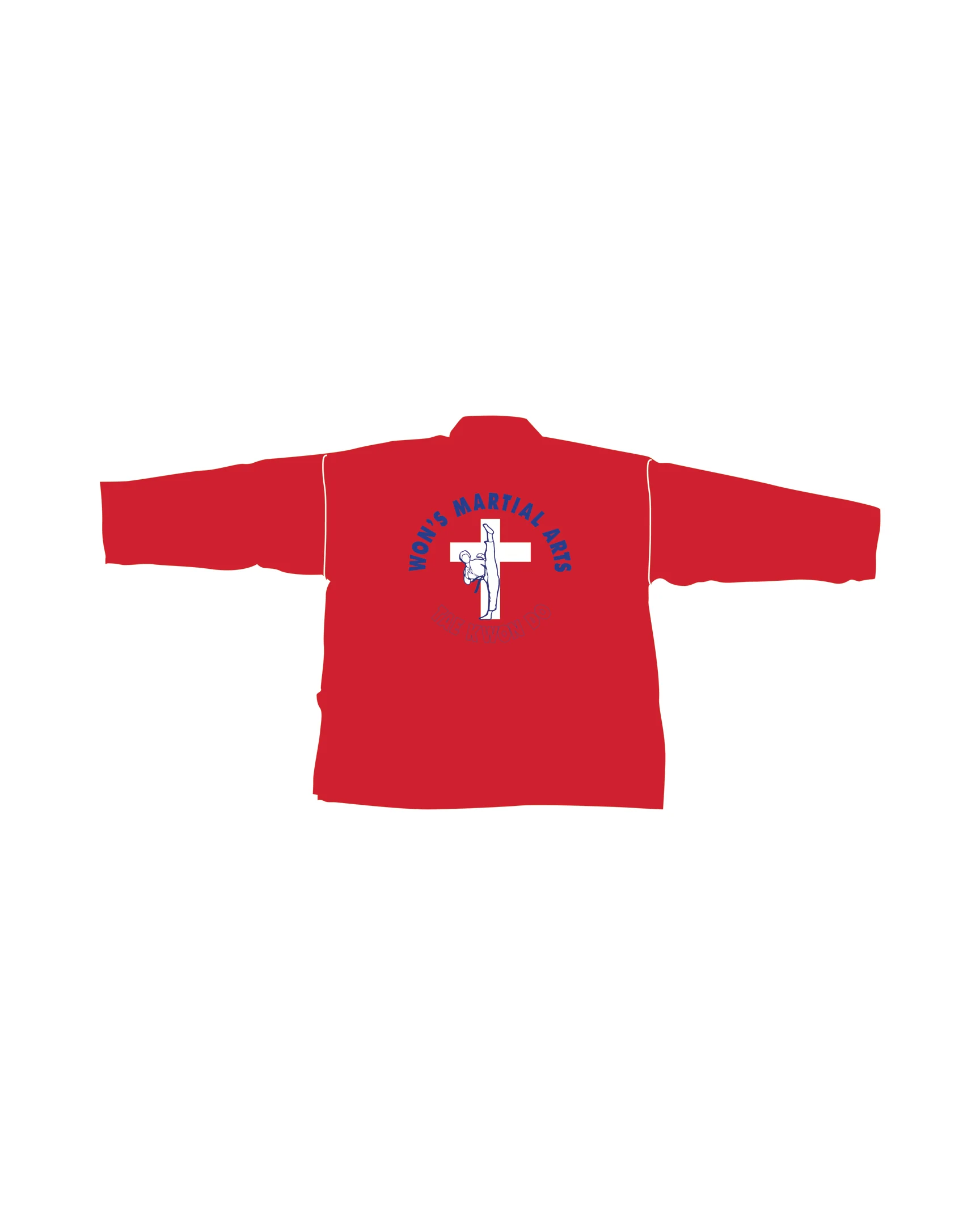 Middleweight Traditional Top, Red