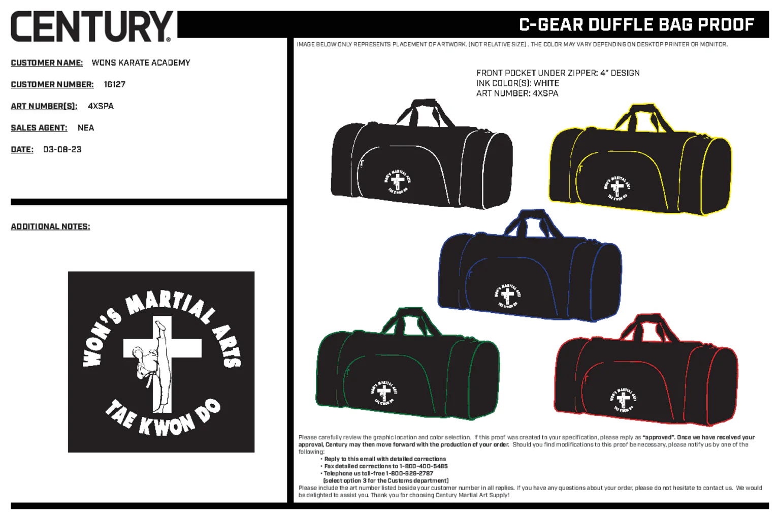 CUSTOM C GEAR DUFFLE BAG, Black/Blue - Image 2