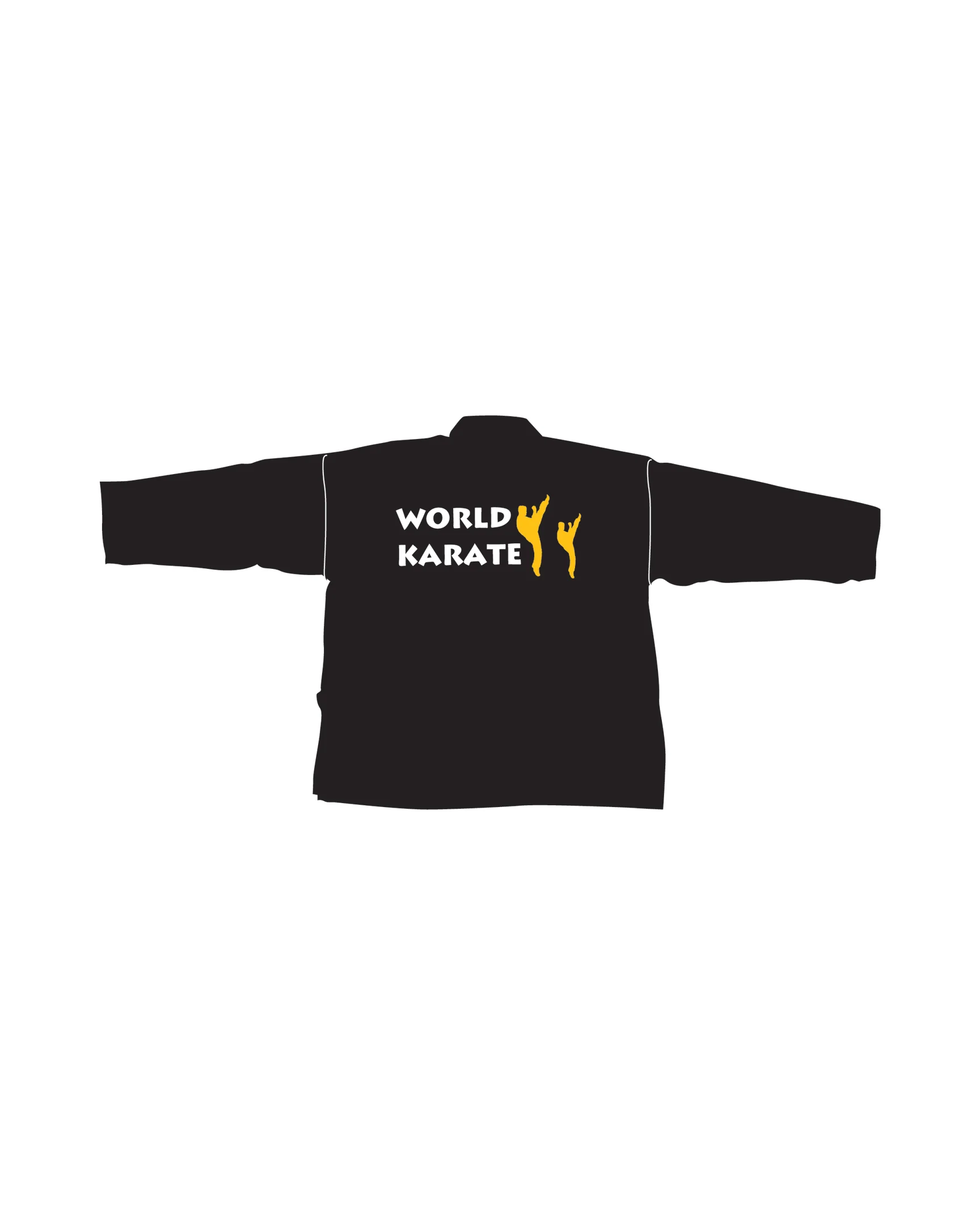 Middleweight Traditional Top, Black