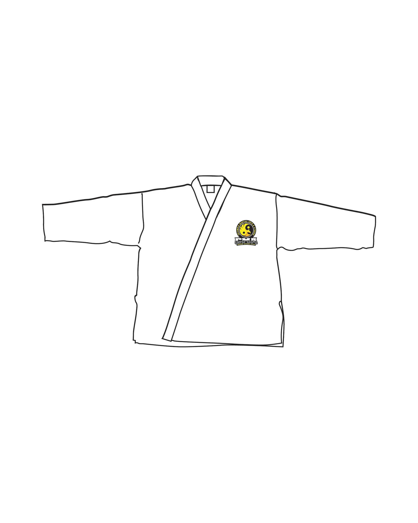 Lightweight Student Uniform, White