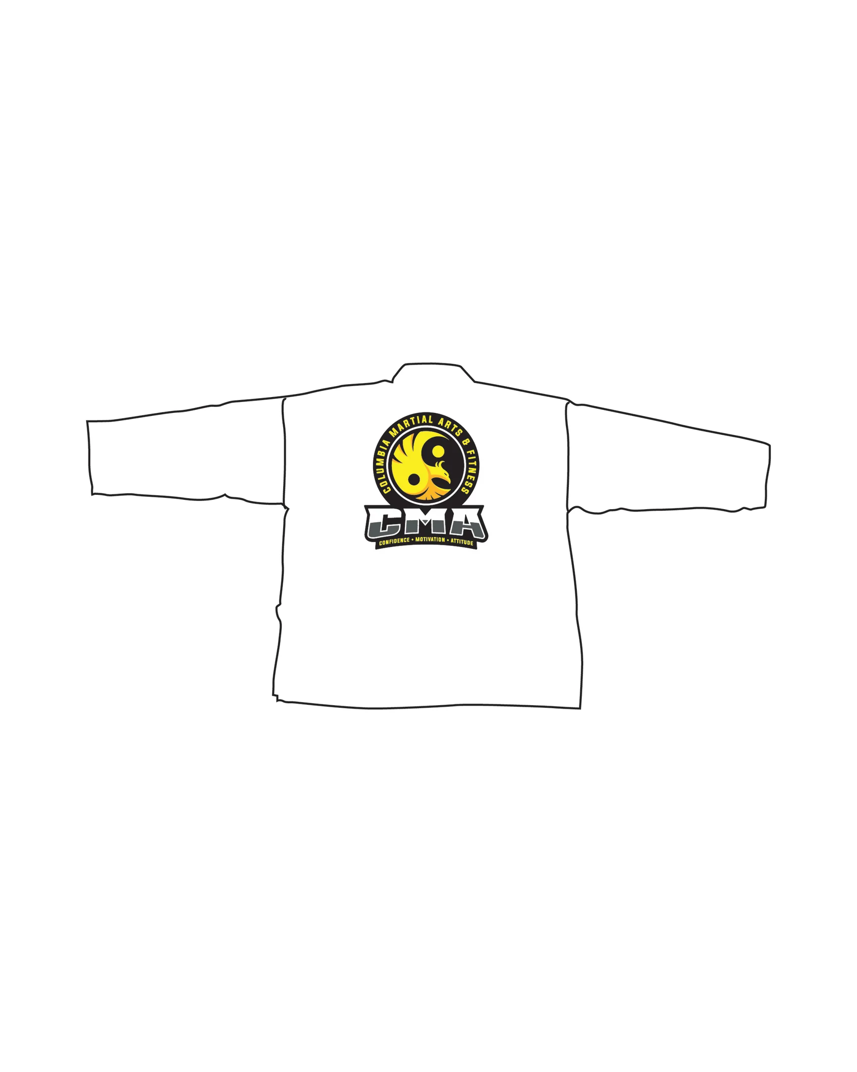 Lightweight Student Uniform, White - Image 2
