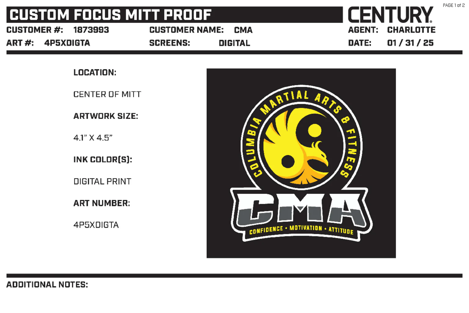 CUSTOM FOCUS MITT, Black - Image 2