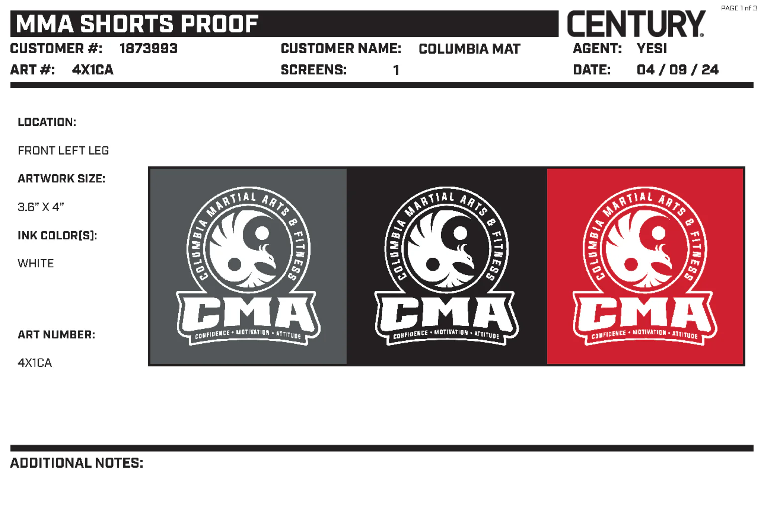 Mma Short Custom Black, Black - Image 2
