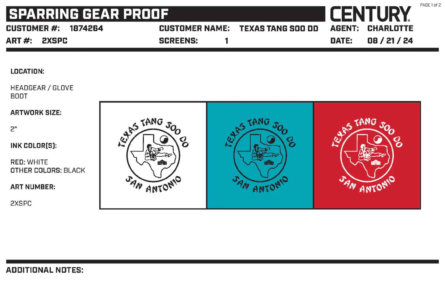 Century Headgear Custom, Blue - Image 2
