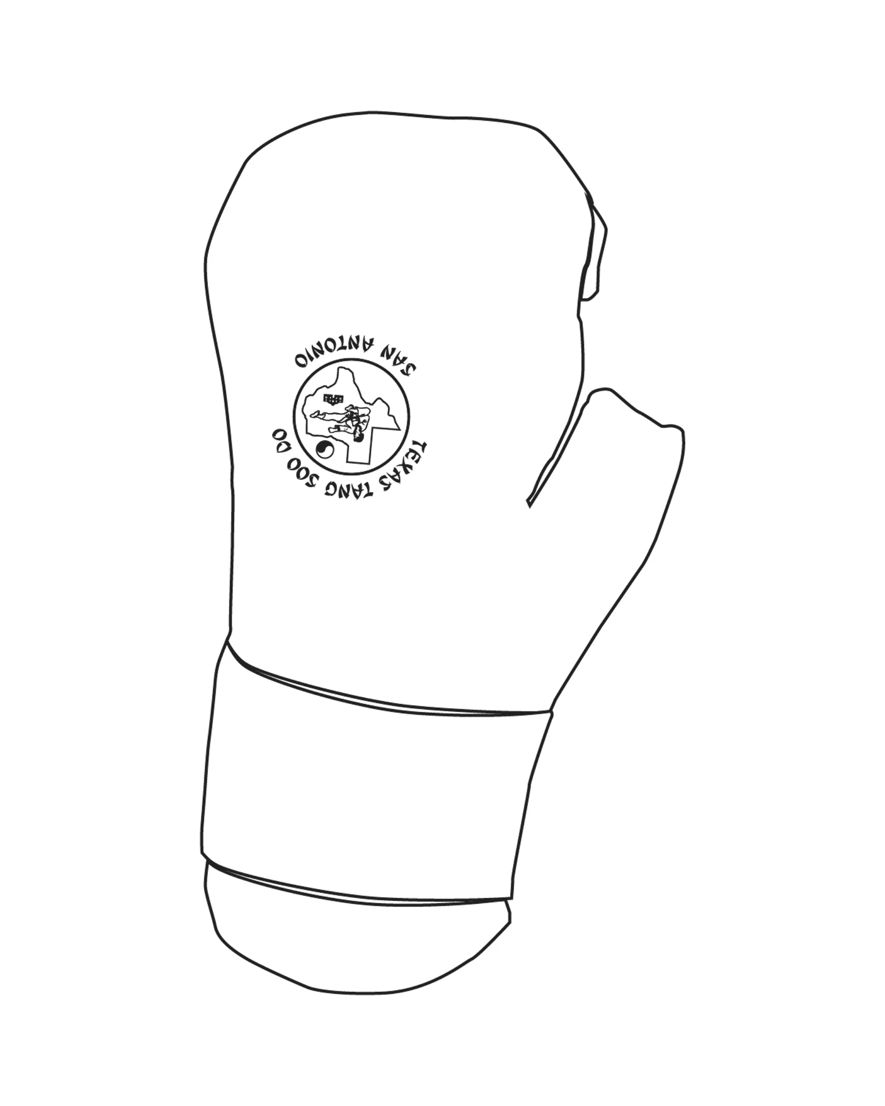 Century Glove Blank, White