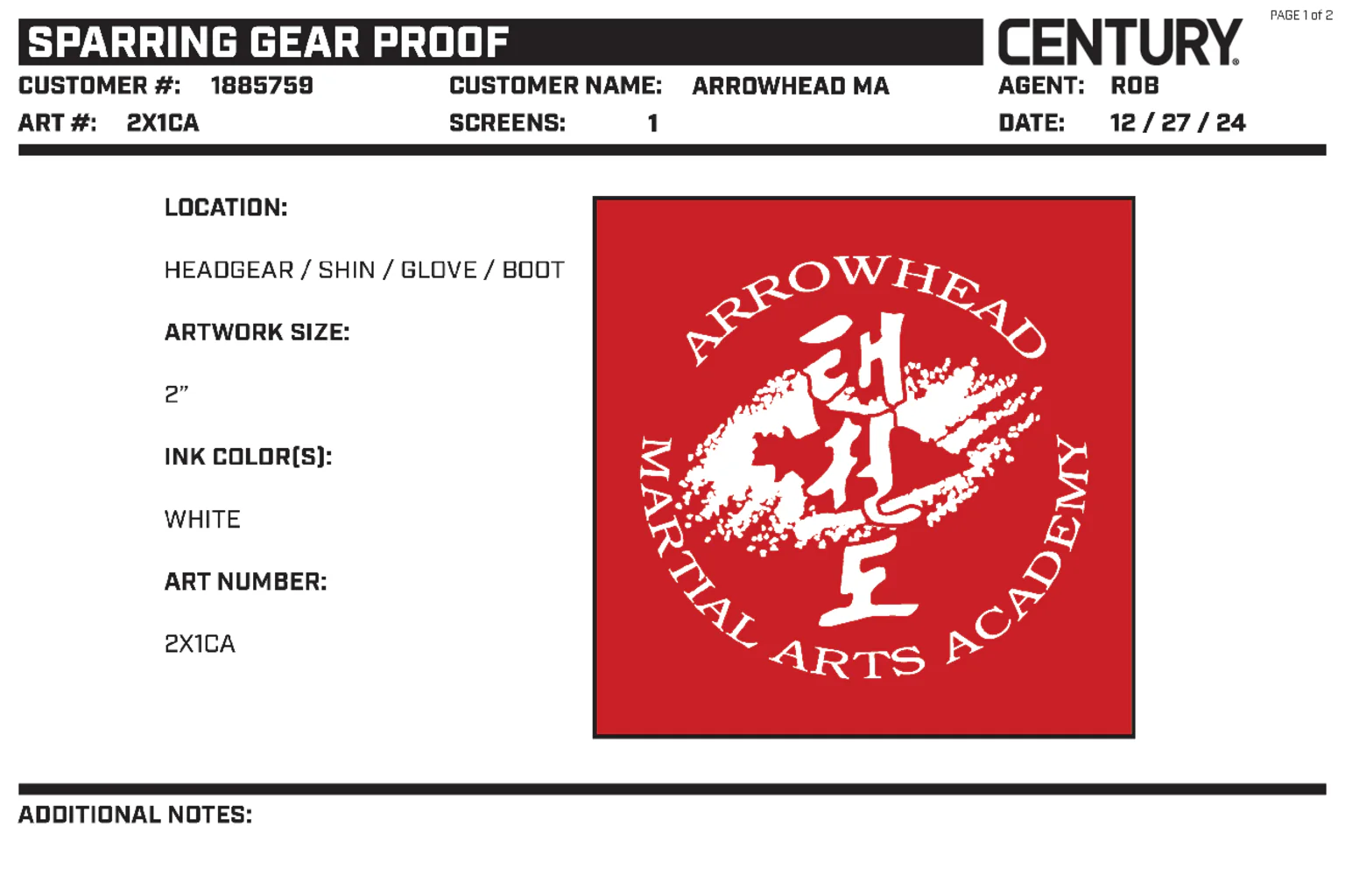 Century Headgear Custom, Red - Image 2